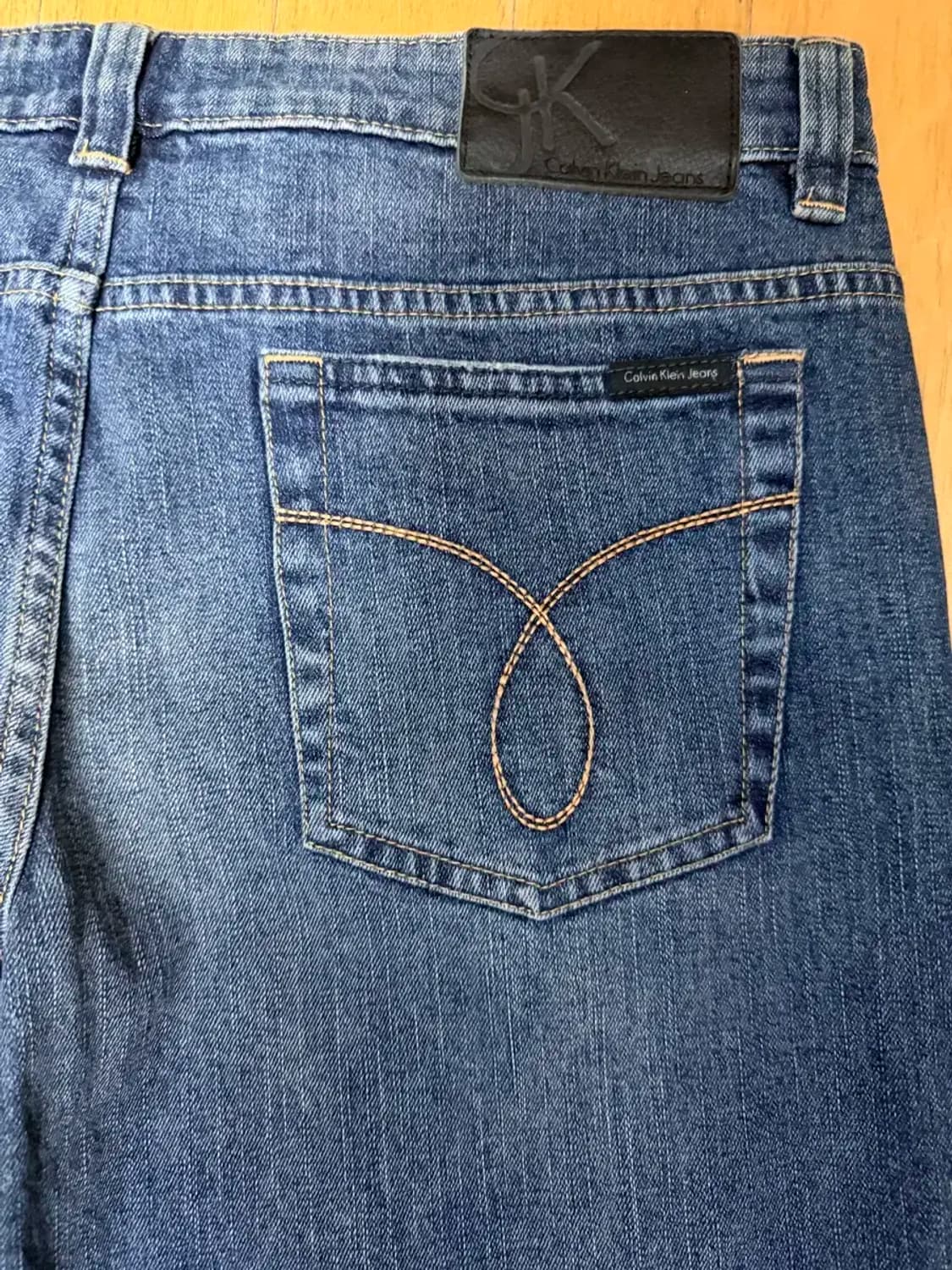 캘빈클라인 진스 컴포트 슬림핏 중청 워싱 데님팬츠 34 상품이미지7