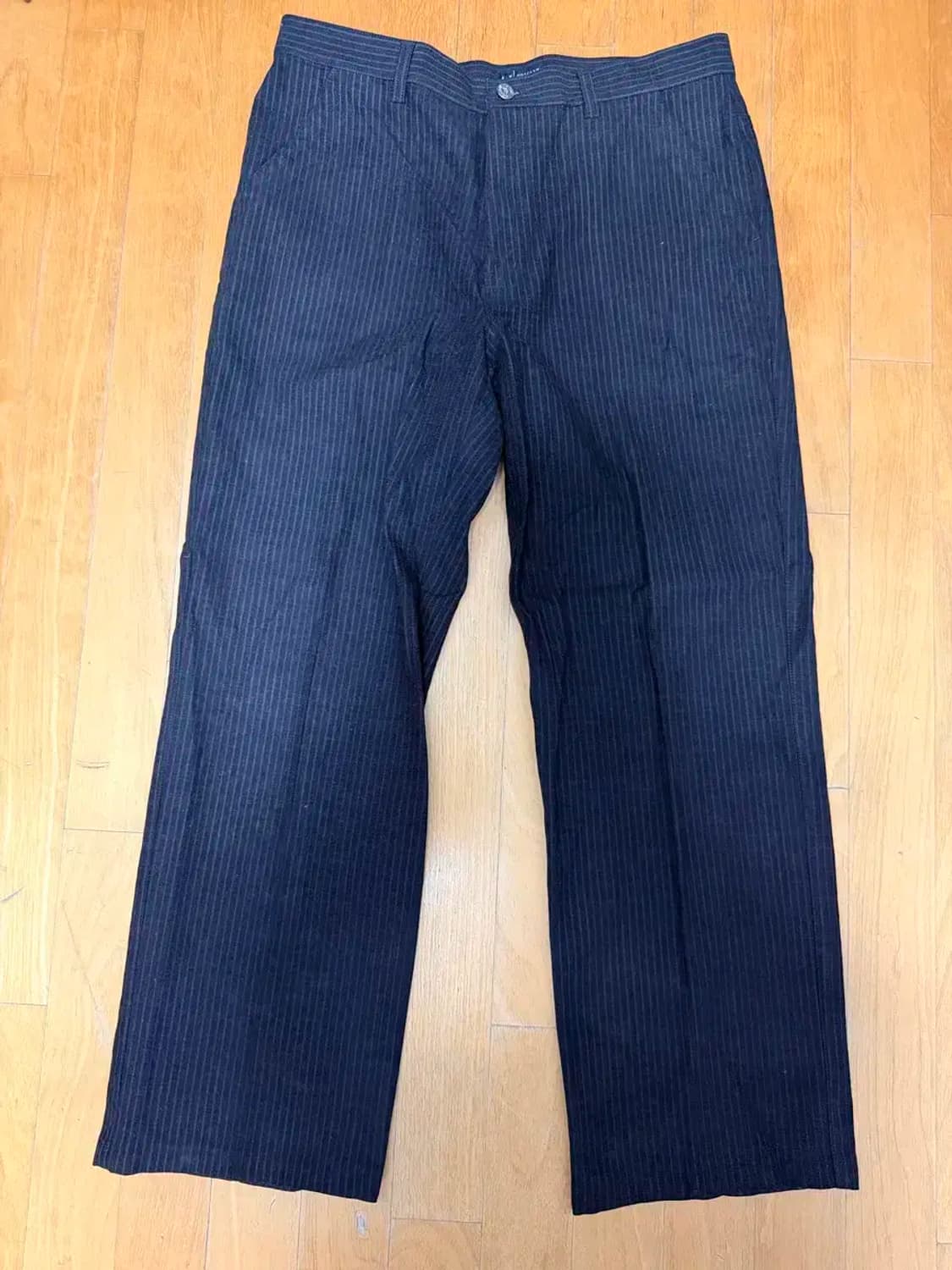 아르마니 진스 002시리즈 스트라이프 백포켓 트라우저 팬츠 36 상품이미지2