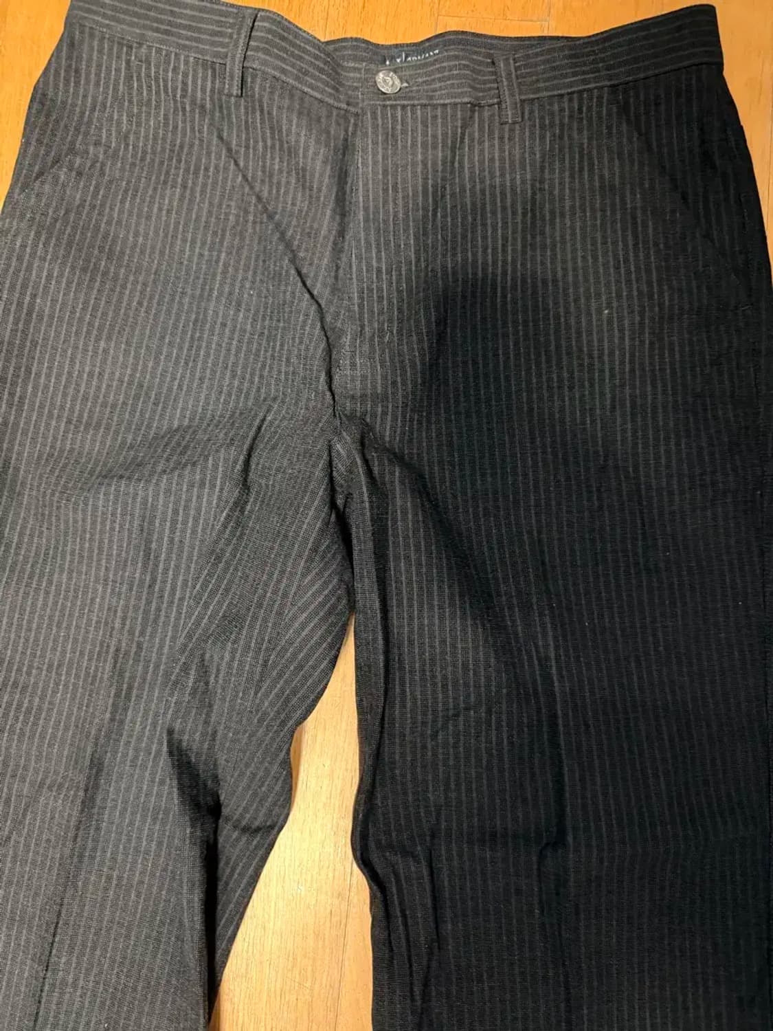 아르마니 진스 002시리즈 스트라이프 백포켓 트라우저 팬츠 36 상품이미지4