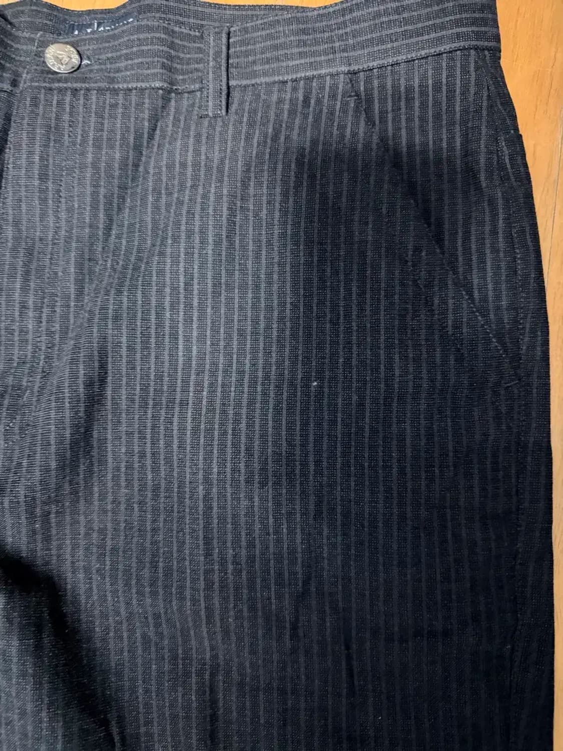 아르마니 진스 002시리즈 스트라이프 백포켓 트라우저 팬츠 36 상품이미지5