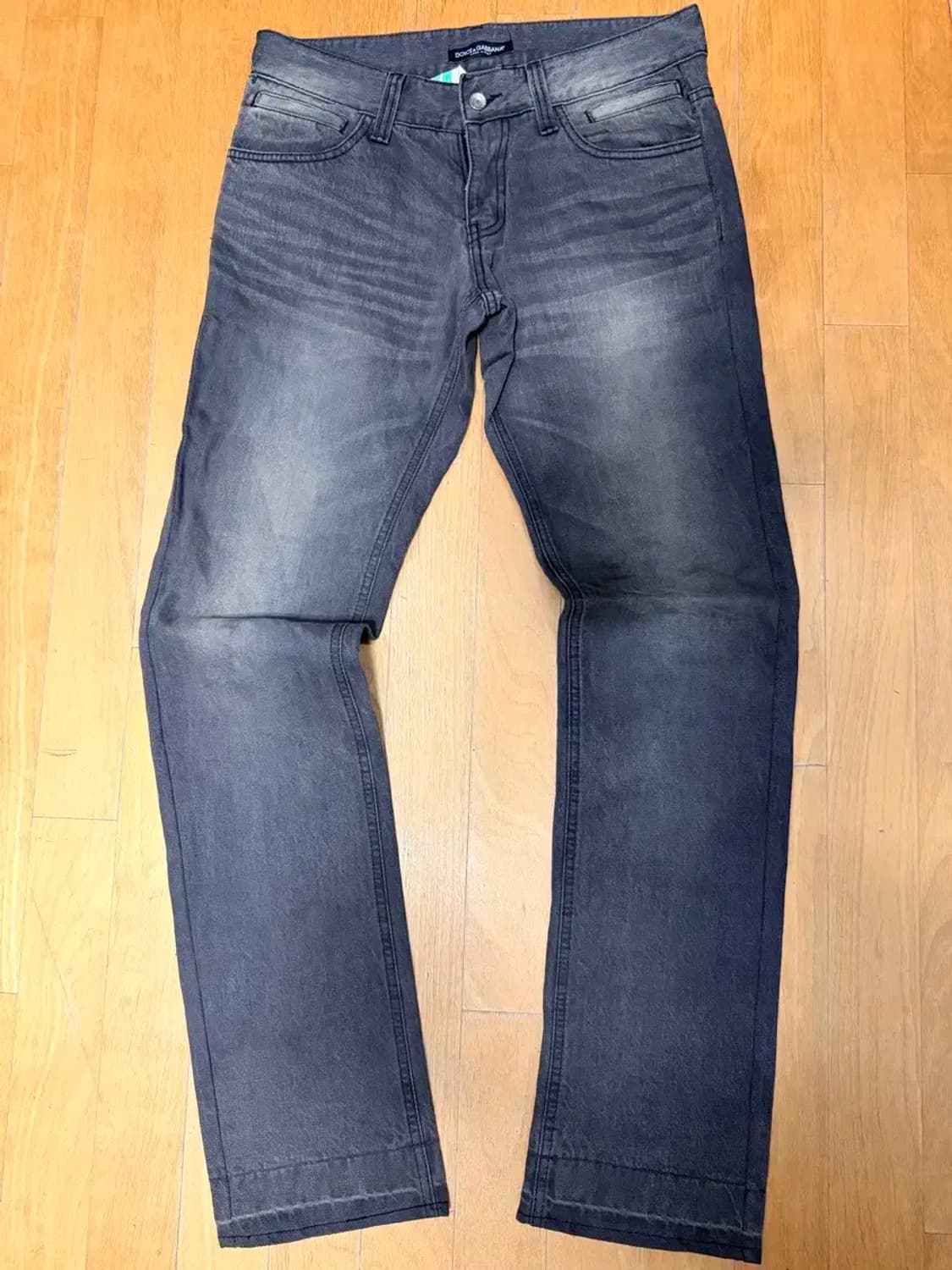 돌체앤가바나 슬림 스트레이트핏 빈티지 워싱 데님팬츠 48 상품이미지1