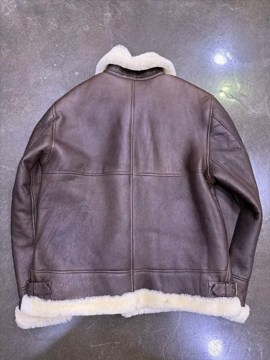 리카르도 BH 양가죽 무스탕 봄버자켓 B-3 M 상품이미지2