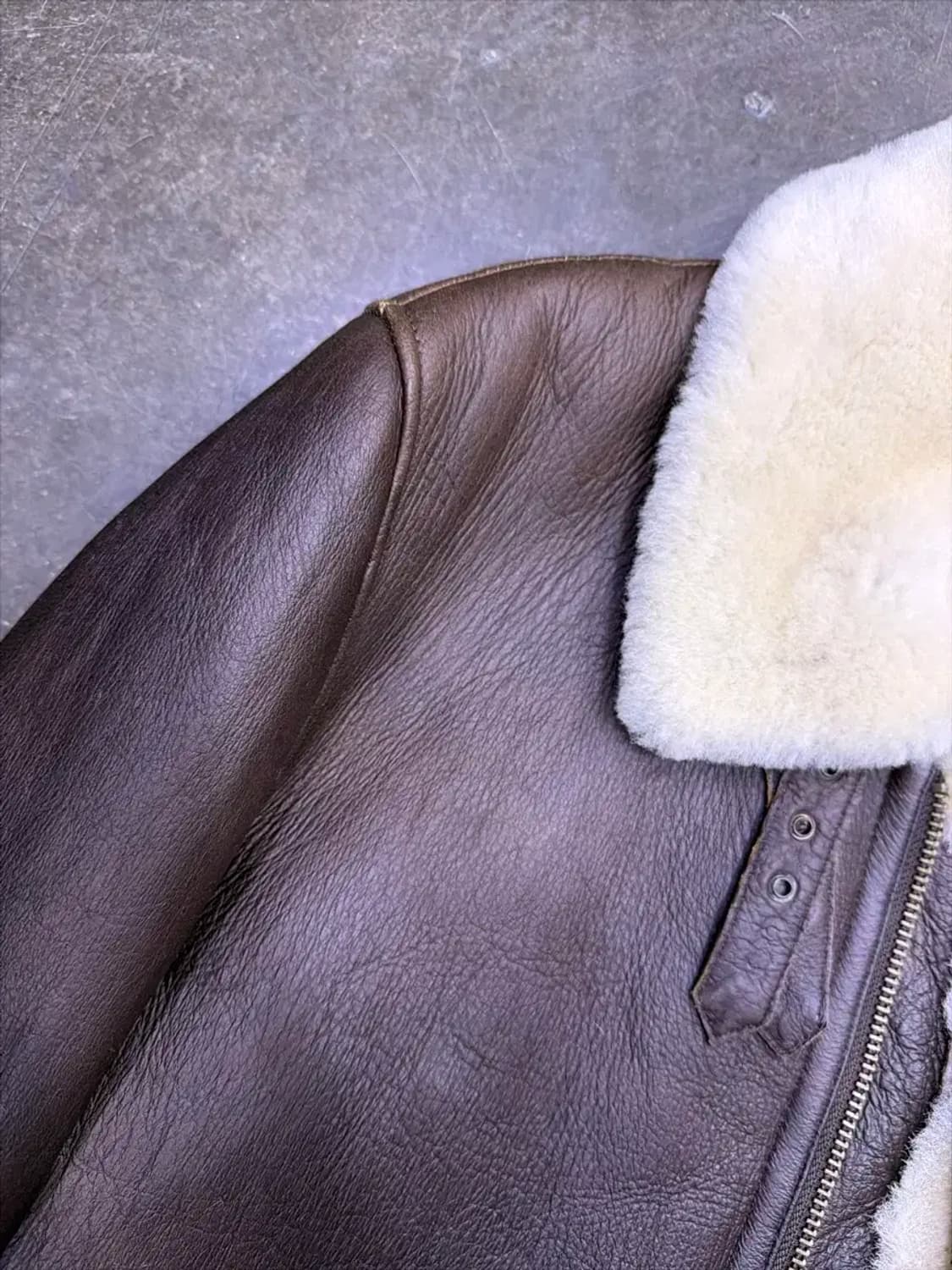 리카르도 BH 양가죽 무스탕 봄버자켓 B-3 M 상품이미지4