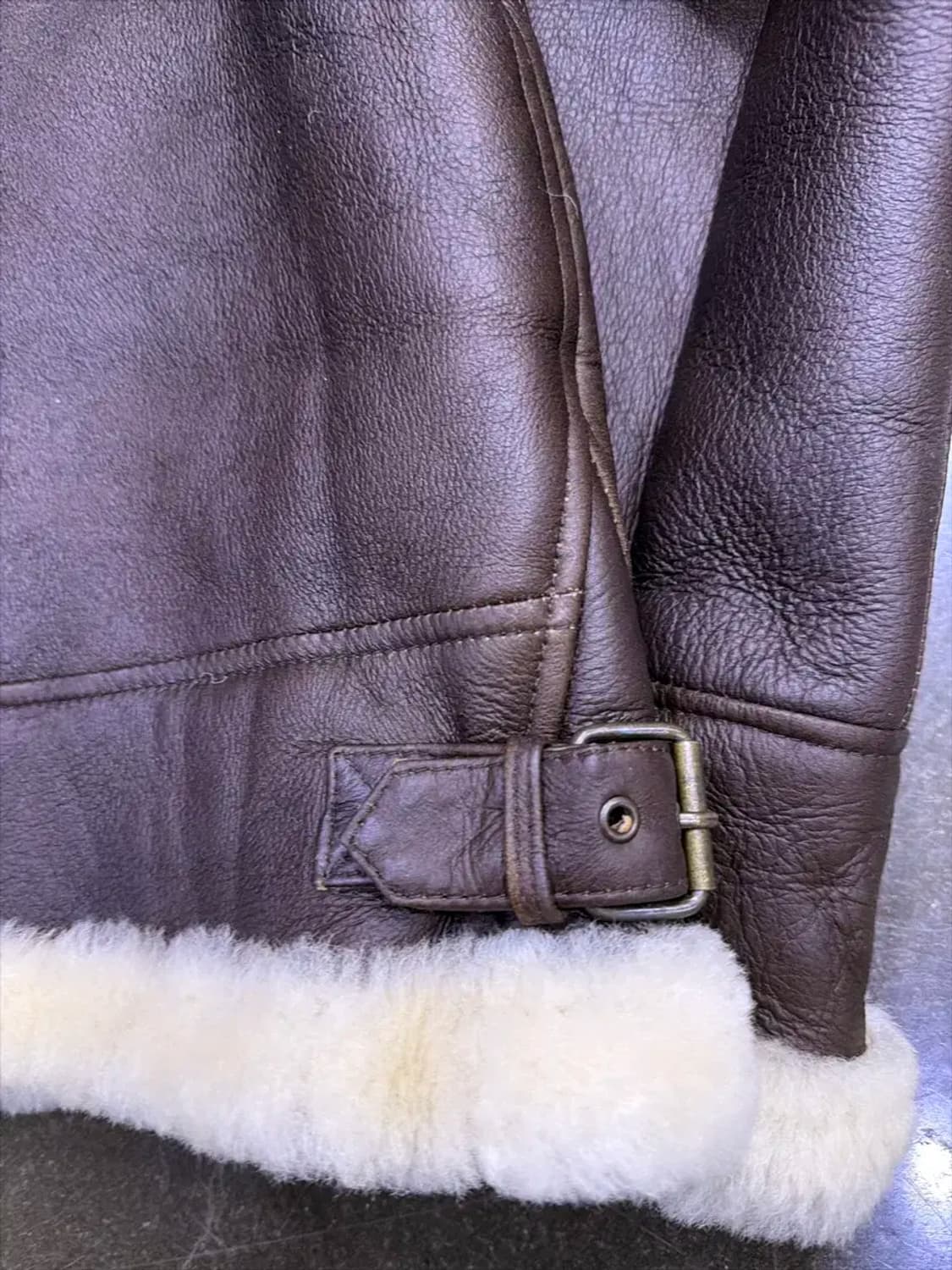 리카르도 BH 양가죽 무스탕 봄버자켓 B-3 M 상품이미지7