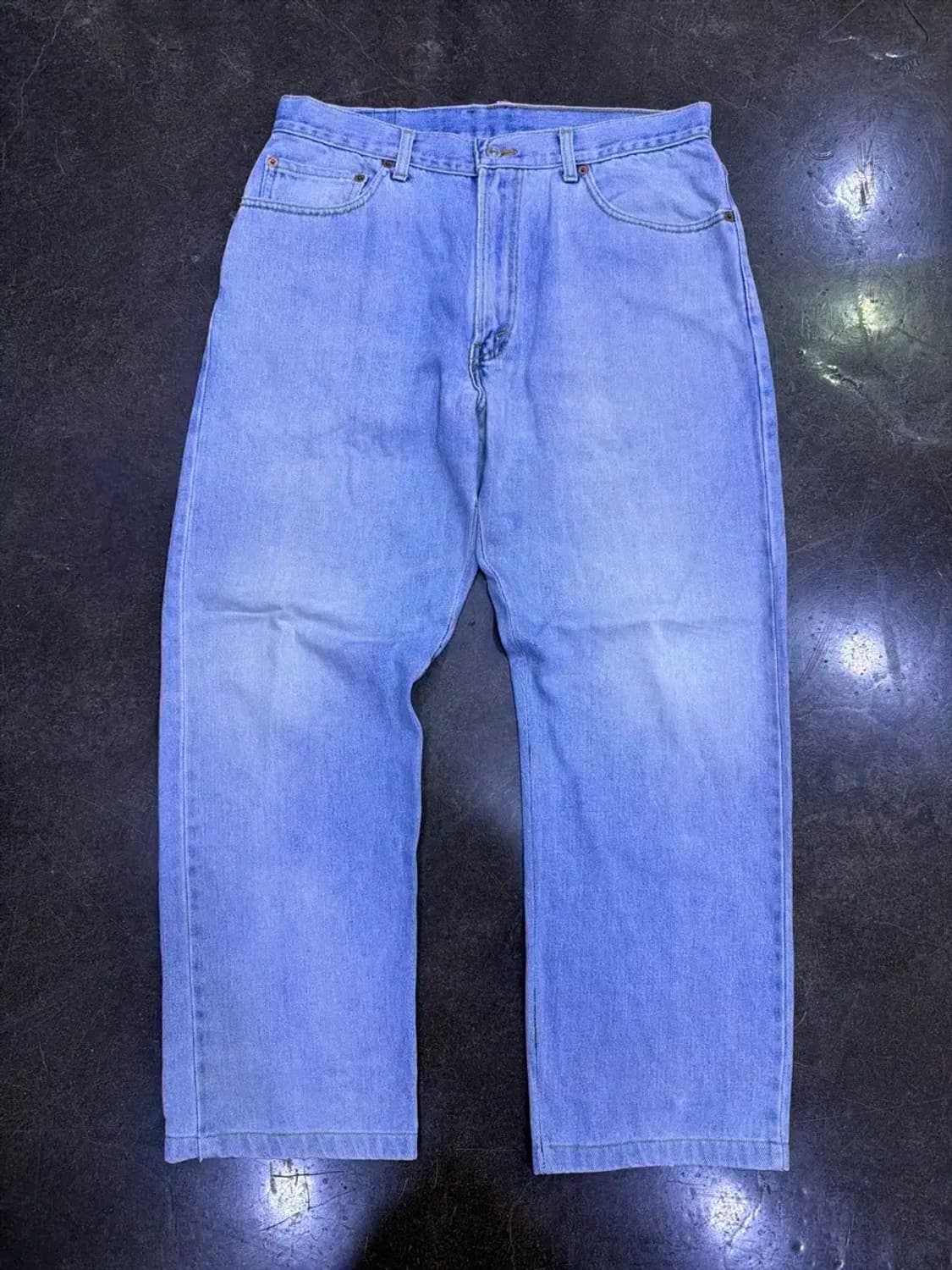 리바이스 00's 505 레귤러핏 연청 빈티지 워싱 데님팬츠 36 상품이미지1