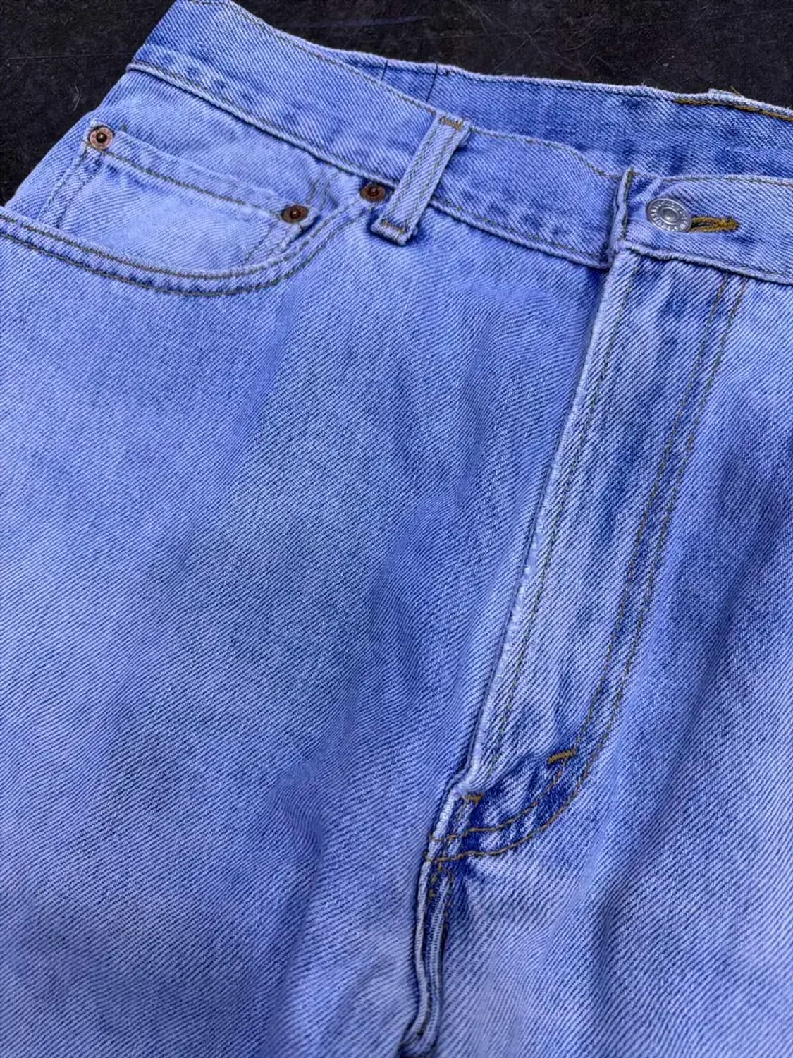 리바이스 00's 505 레귤러핏 연청 빈티지 워싱 데님팬츠 36 상품이미지4