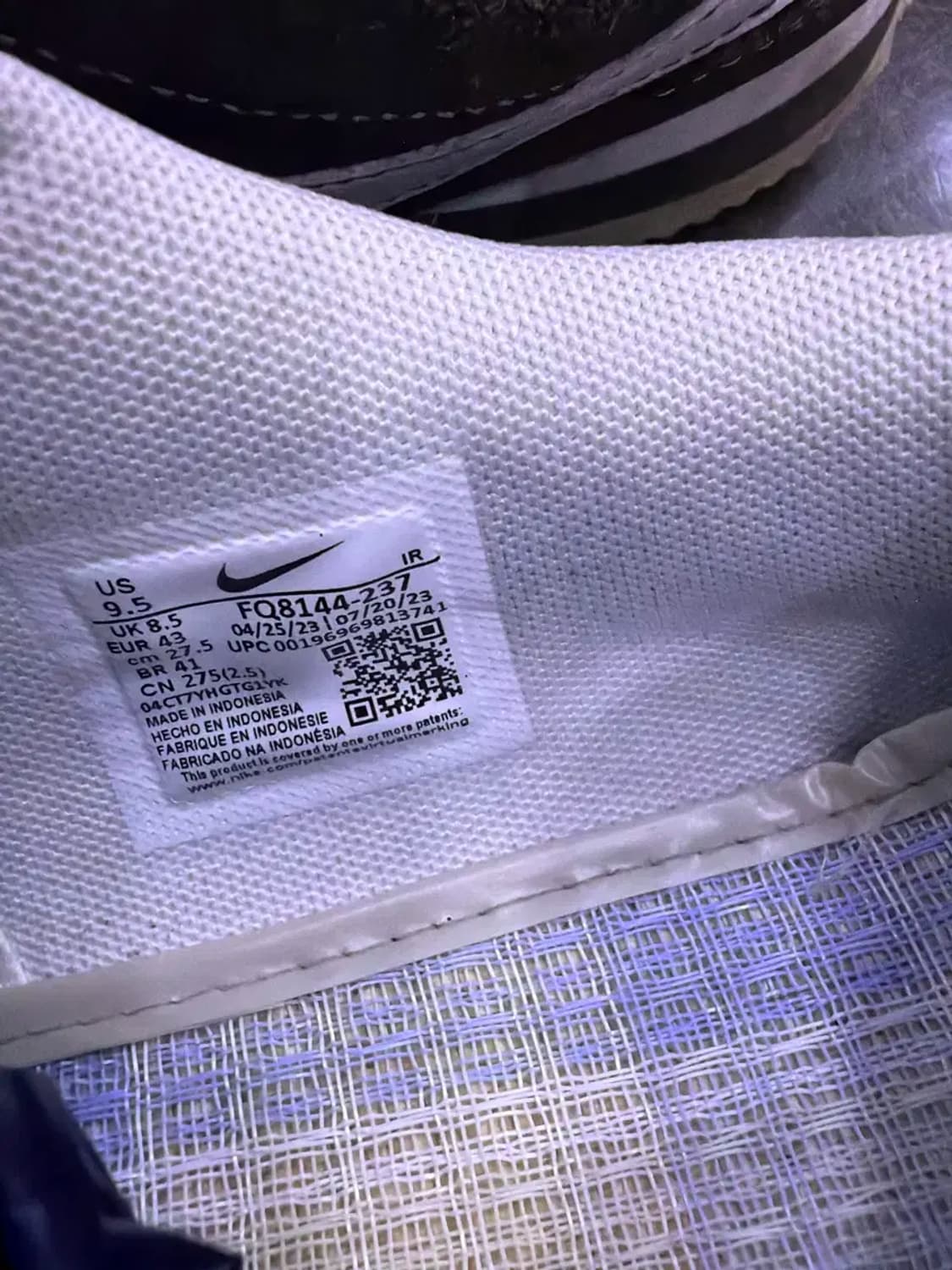 나이키 코르테즈 SE 한글날 바로크 브라운 275 상품이미지8