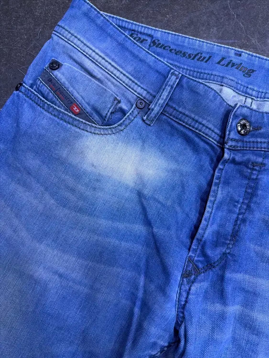 디젤 슬린커 슬림 스키니핏 빈티지 워싱 데님팬츠 31 상품이미지4