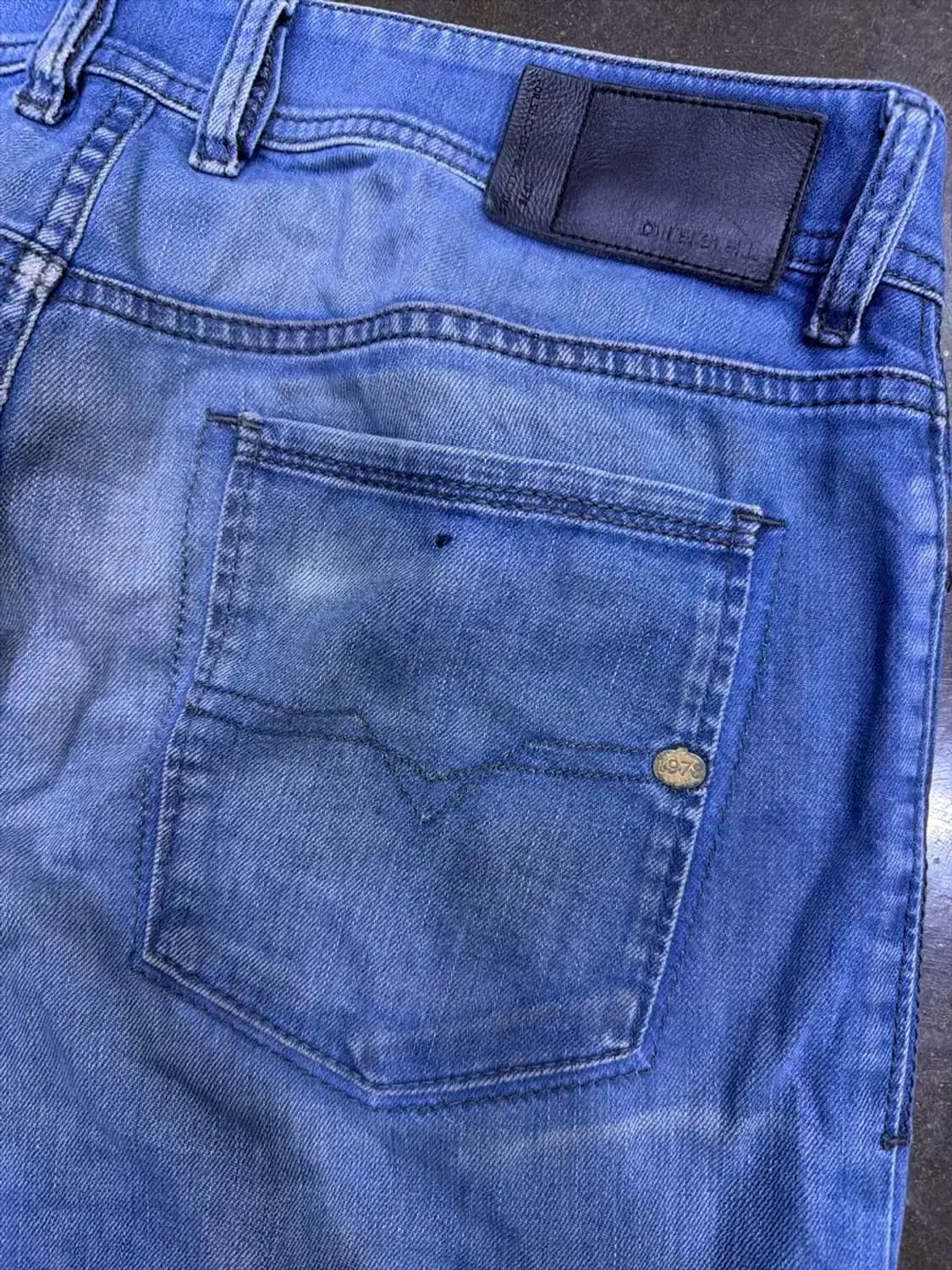 디젤 슬린커 슬림 스키니핏 빈티지 워싱 데님팬츠 31 상품이미지7