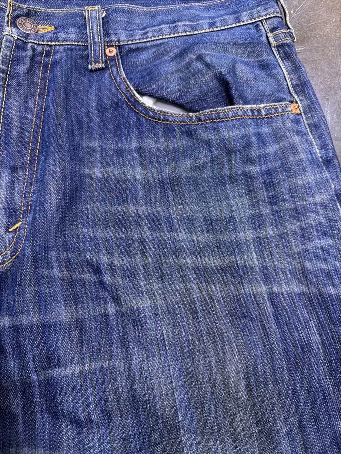 리바이스 506 헤링본 패턴 코리아탭 컴포트 스트레이트 데님팬츠 36 상품이미지4