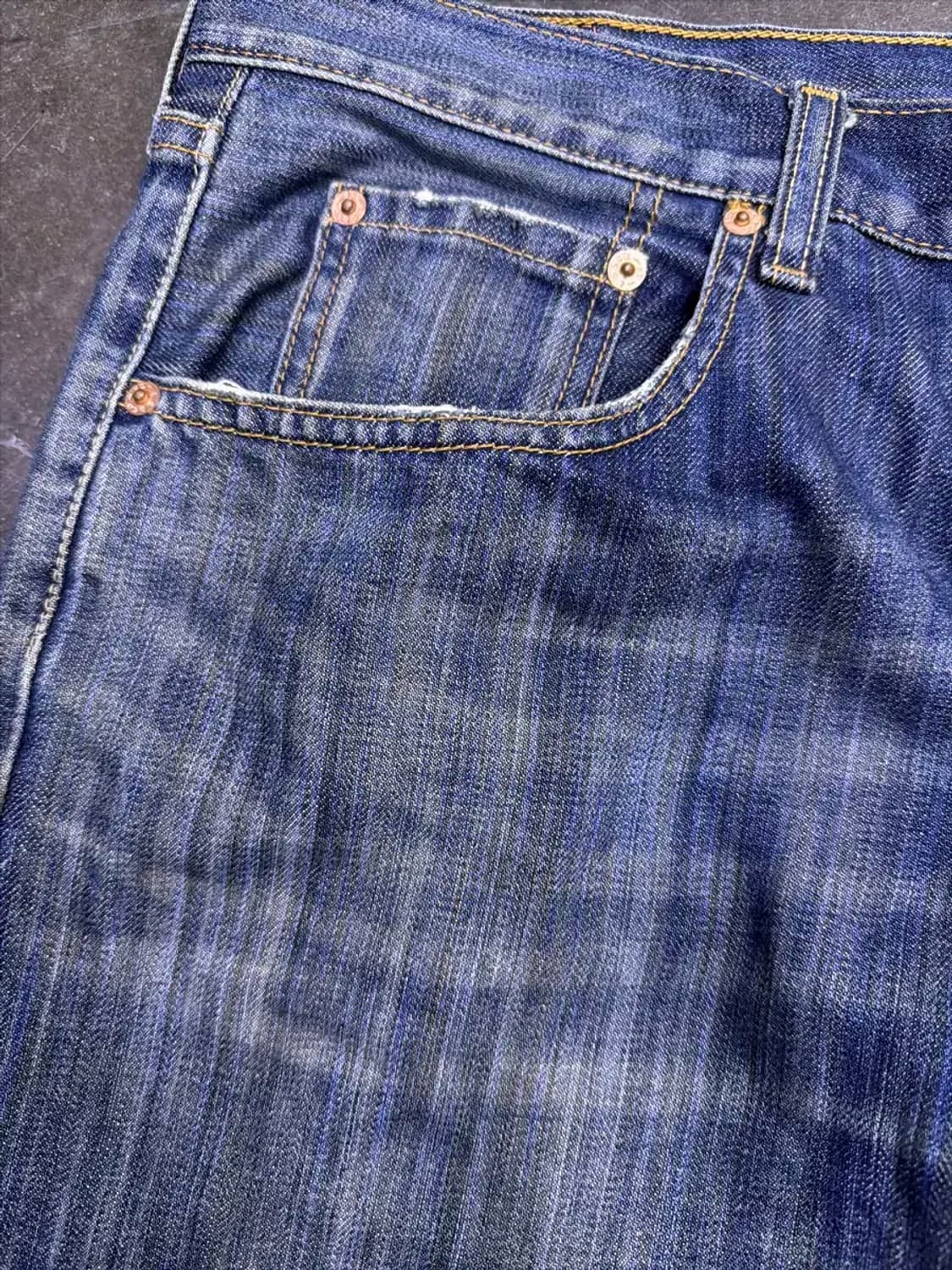 리바이스 506 헤링본 패턴 코리아탭 컴포트 스트레이트 데님팬츠 36 상품이미지5