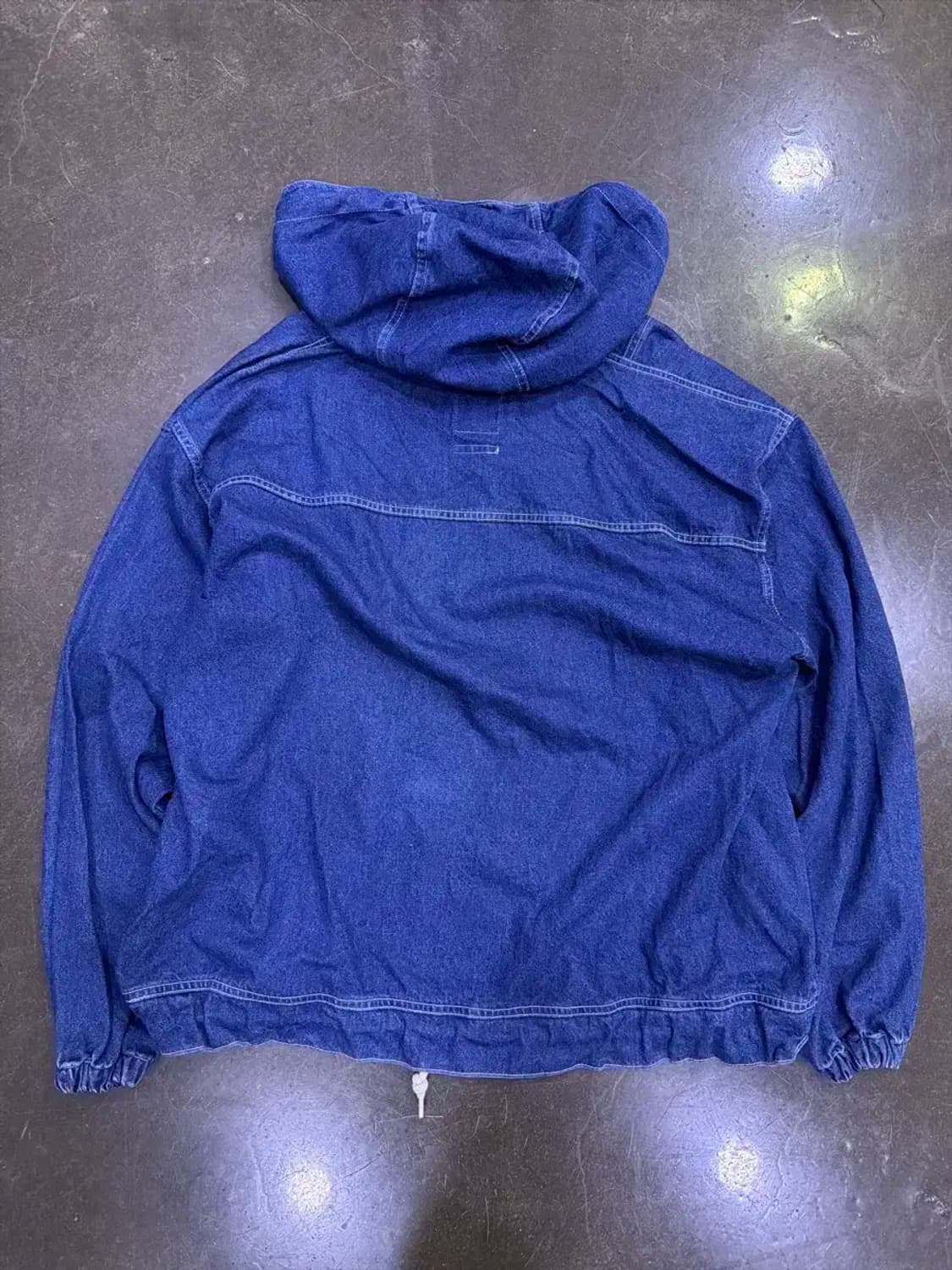 레어 데님 후드 아노락 청자켓 L 상품이미지2
