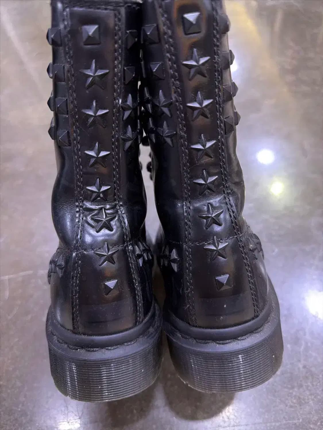 닥터마틴 링컨 10홀 스틸토 스터드 워커 부츠 220 상품이미지7