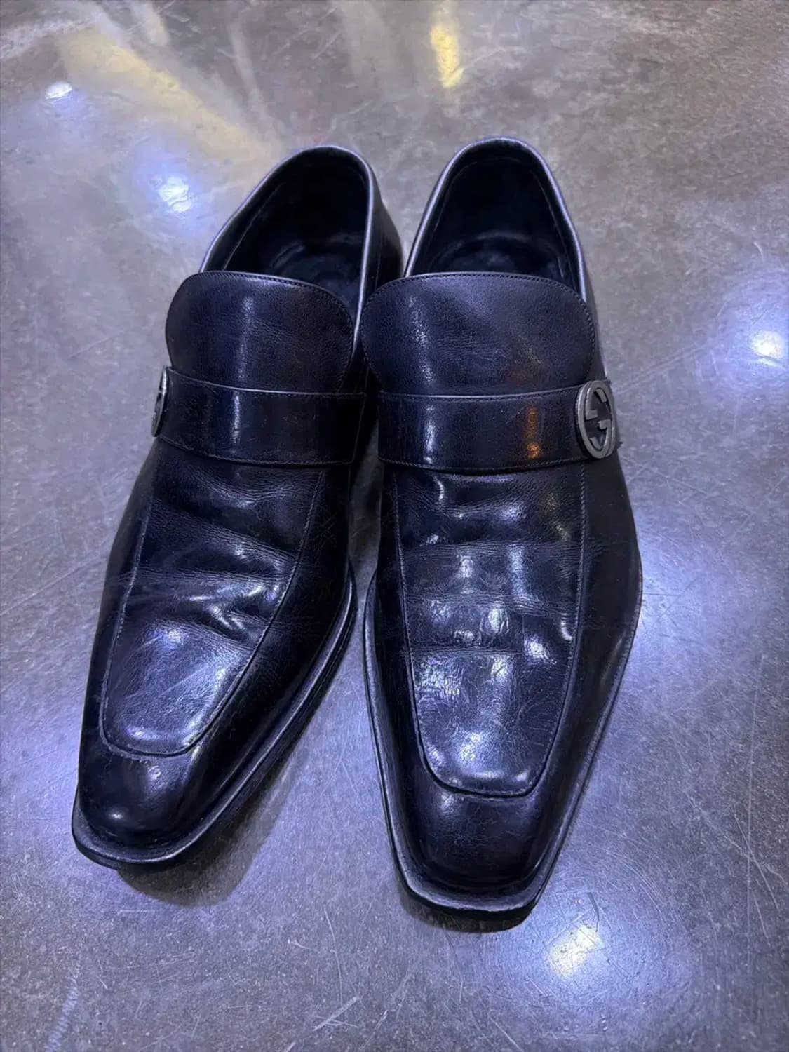 구찌 브로드윅 인터로킹 GG 드레스 로퍼 슈즈 240 상품이미지2