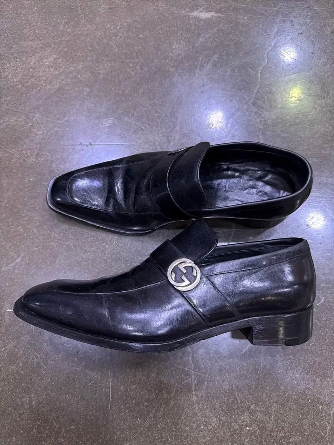 구찌 브로드윅 인터로킹 GG 드레스 로퍼 슈즈 240 상품이미지7