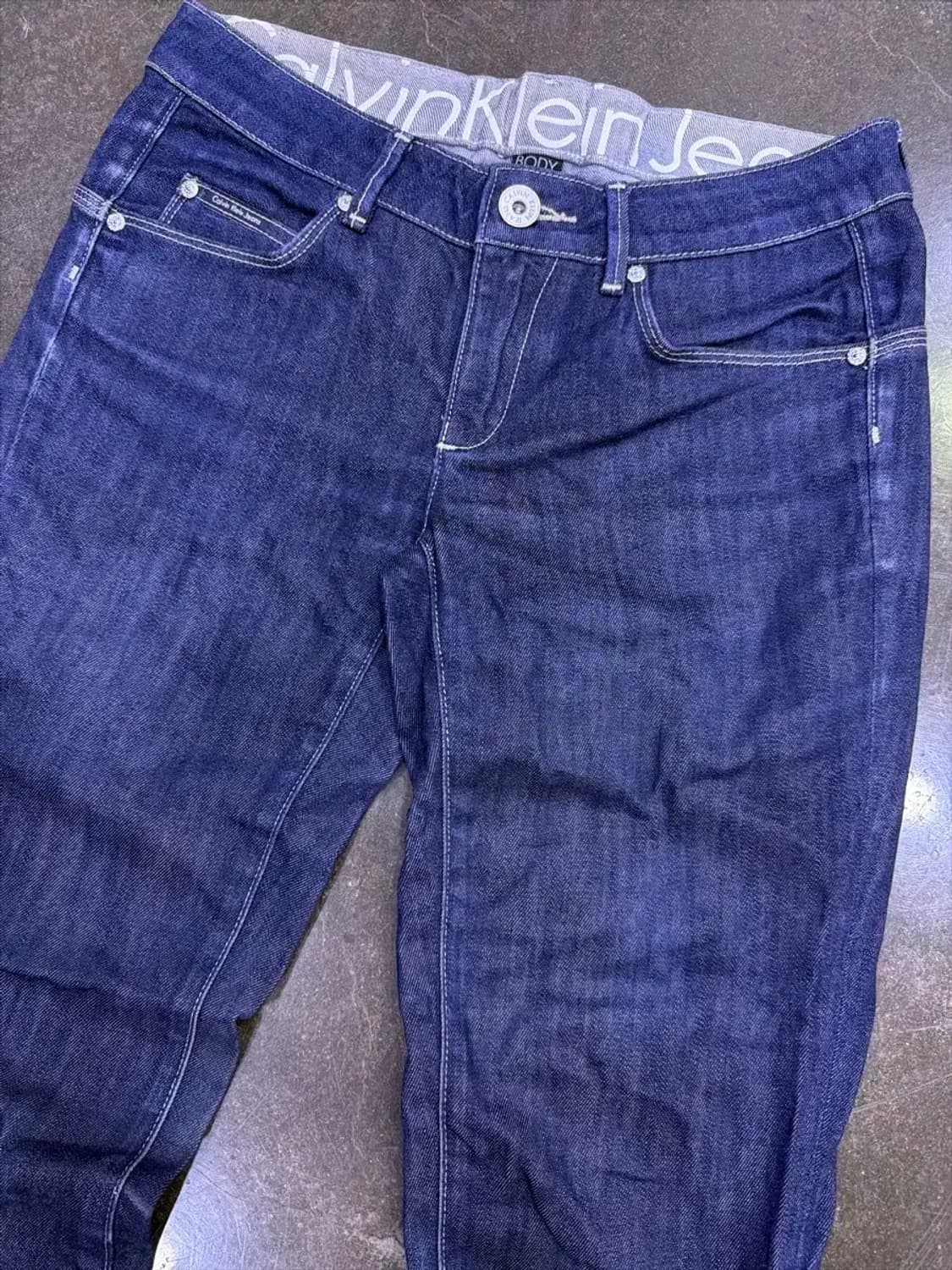 캘빈클라인 진스 바디 슬림 스키니 딥인디고 데님팬츠 27 상품이미지3