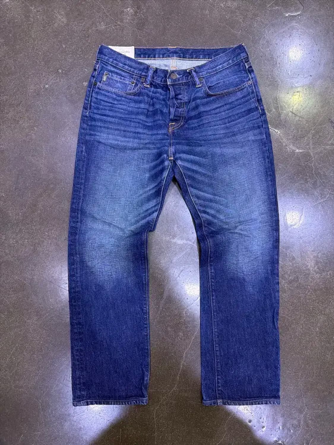 아베크롬비 슬림 스트레이트핏 빈티지 워싱 데님팬츠 32 상품이미지1