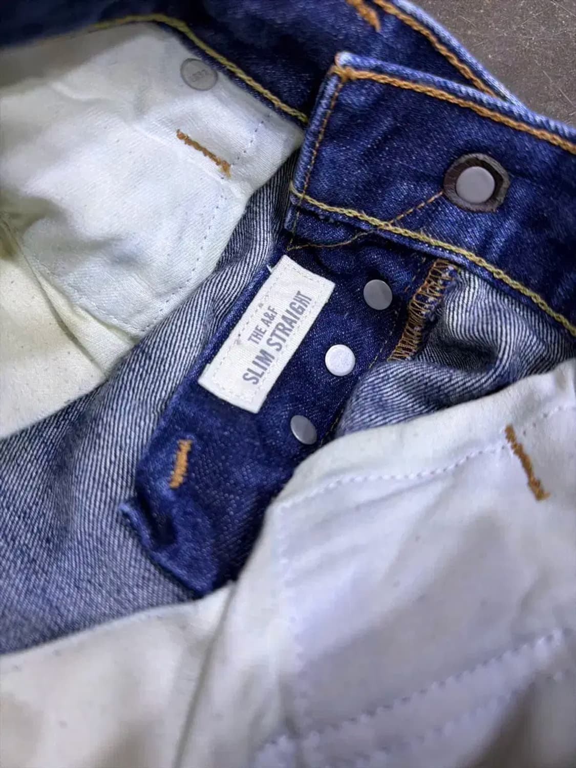 아베크롬비 슬림 스트레이트핏 빈티지 워싱 데님팬츠 32 상품이미지10