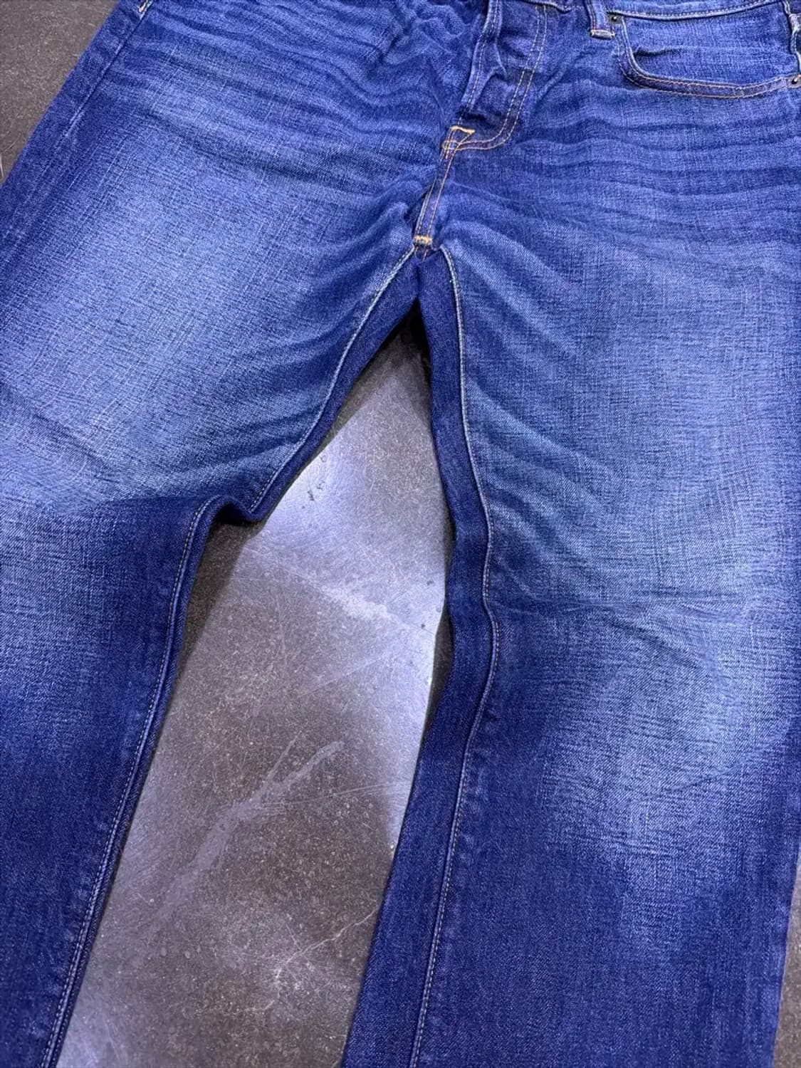 아베크롬비 슬림 스트레이트핏 빈티지 워싱 데님팬츠 32 상품이미지5