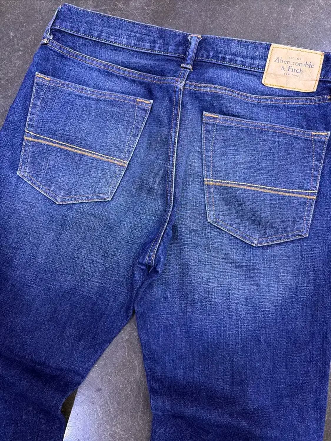아베크롬비 슬림 스트레이트핏 빈티지 워싱 데님팬츠 32 상품이미지8
