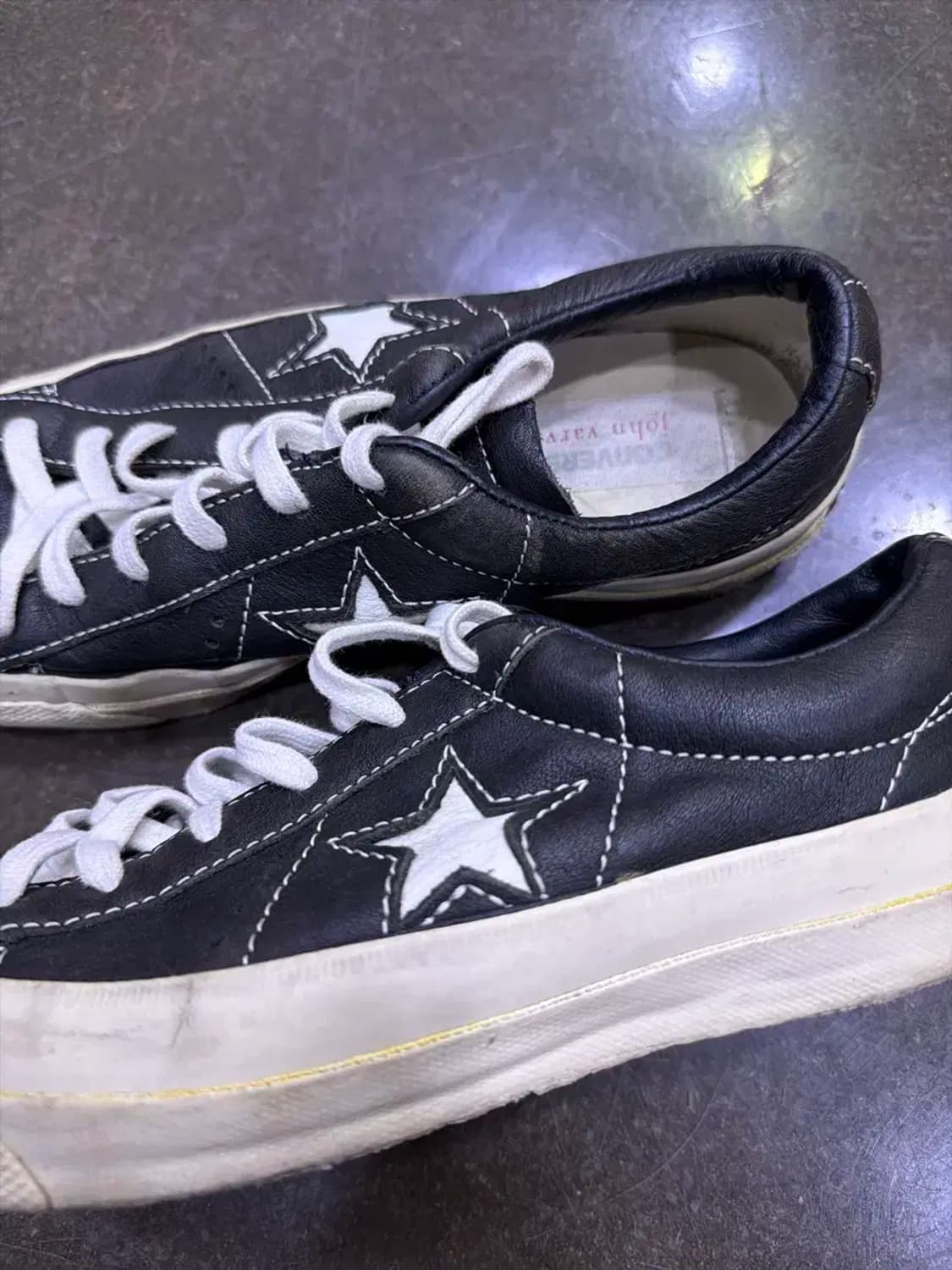 컨버스 존바바토스 원스타 레더 로우 스니커즈 블랙 230 상품이미지7
