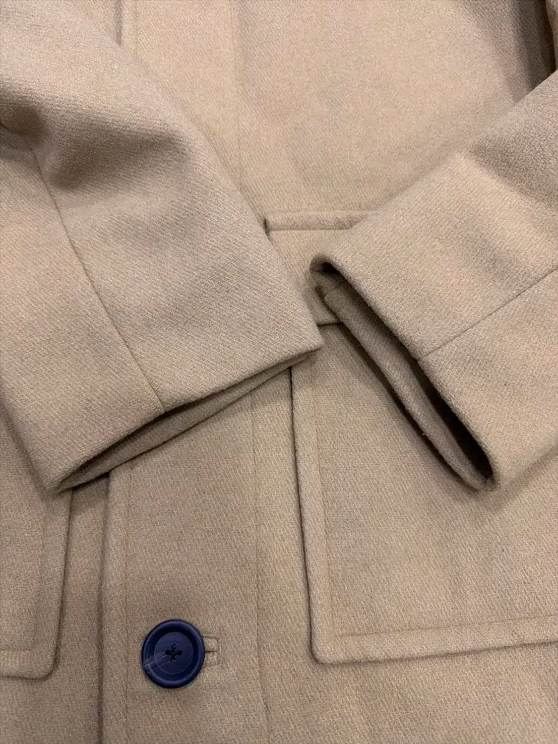 라코스테 플레인 더블 후드 코트 카멜 L 상품이미지8