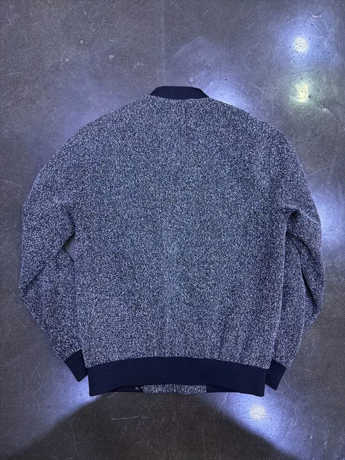 자라 쟈가드 스컬 자수 봄버 블루종 점퍼 M 상품이미지3