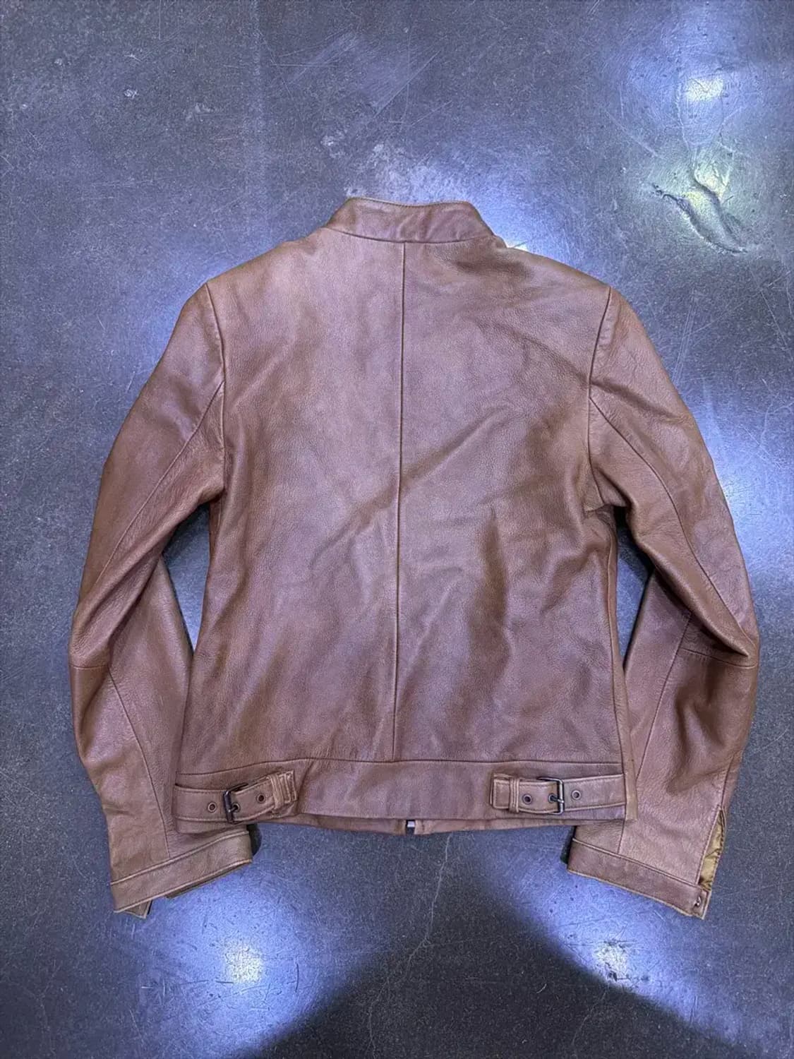 카루소 장광효 양가죽 스티치 라인 싱글라이더 자켓 55 상품이미지2