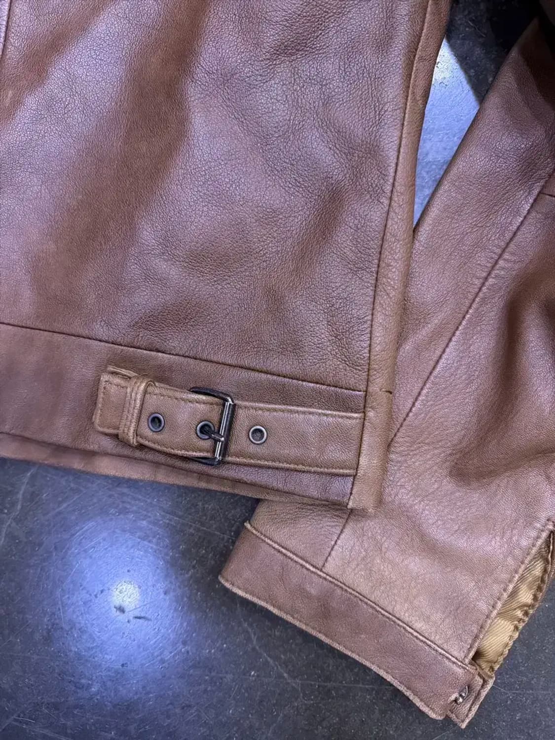 카루소 장광효 양가죽 스티치 라인 싱글라이더 자켓 55 상품이미지8