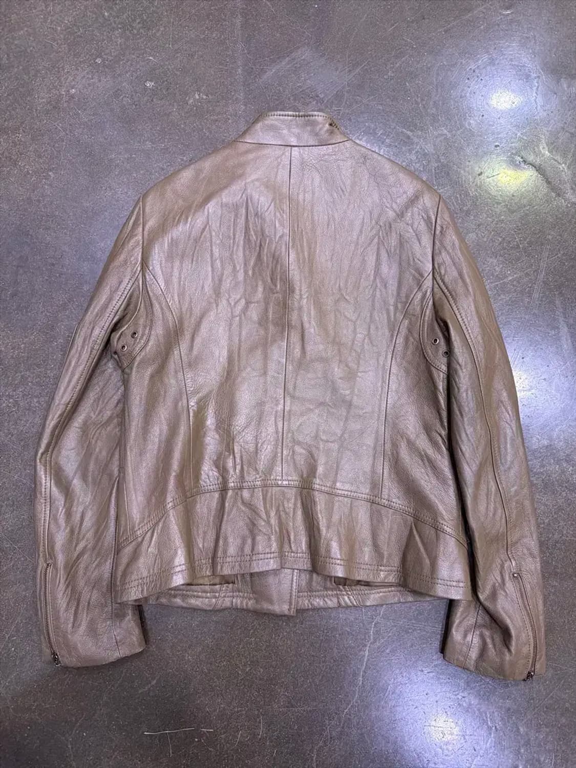 엘가 라이더 포켓 양가죽 레더 자켓 77 상품이미지3