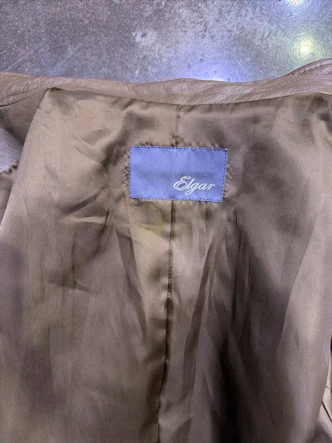 엘가 라이더 포켓 양가죽 레더 자켓 77 상품이미지8