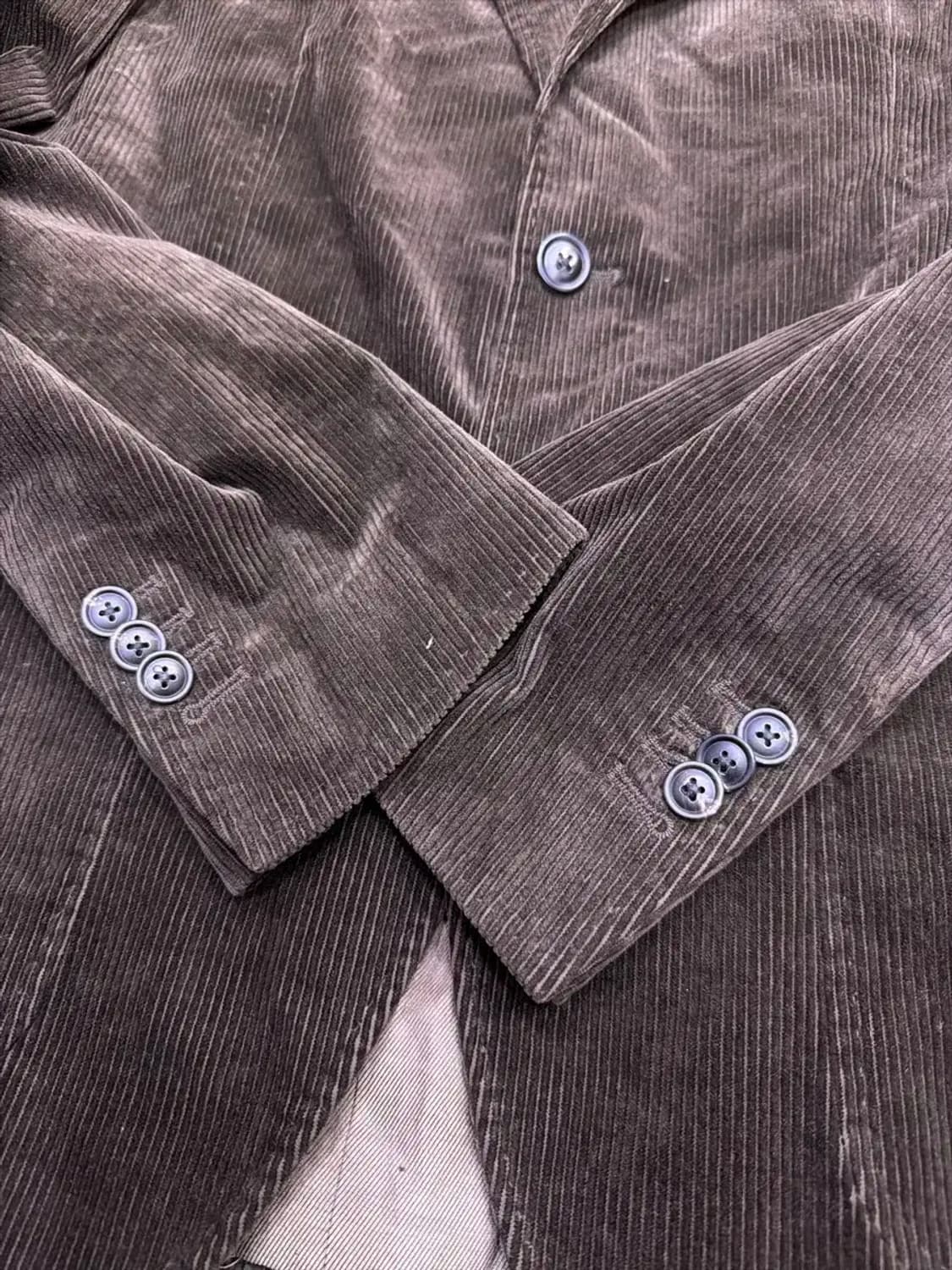 마시모두띠 코듀로이 블레이져 자켓 브라운 100 상품이미지5