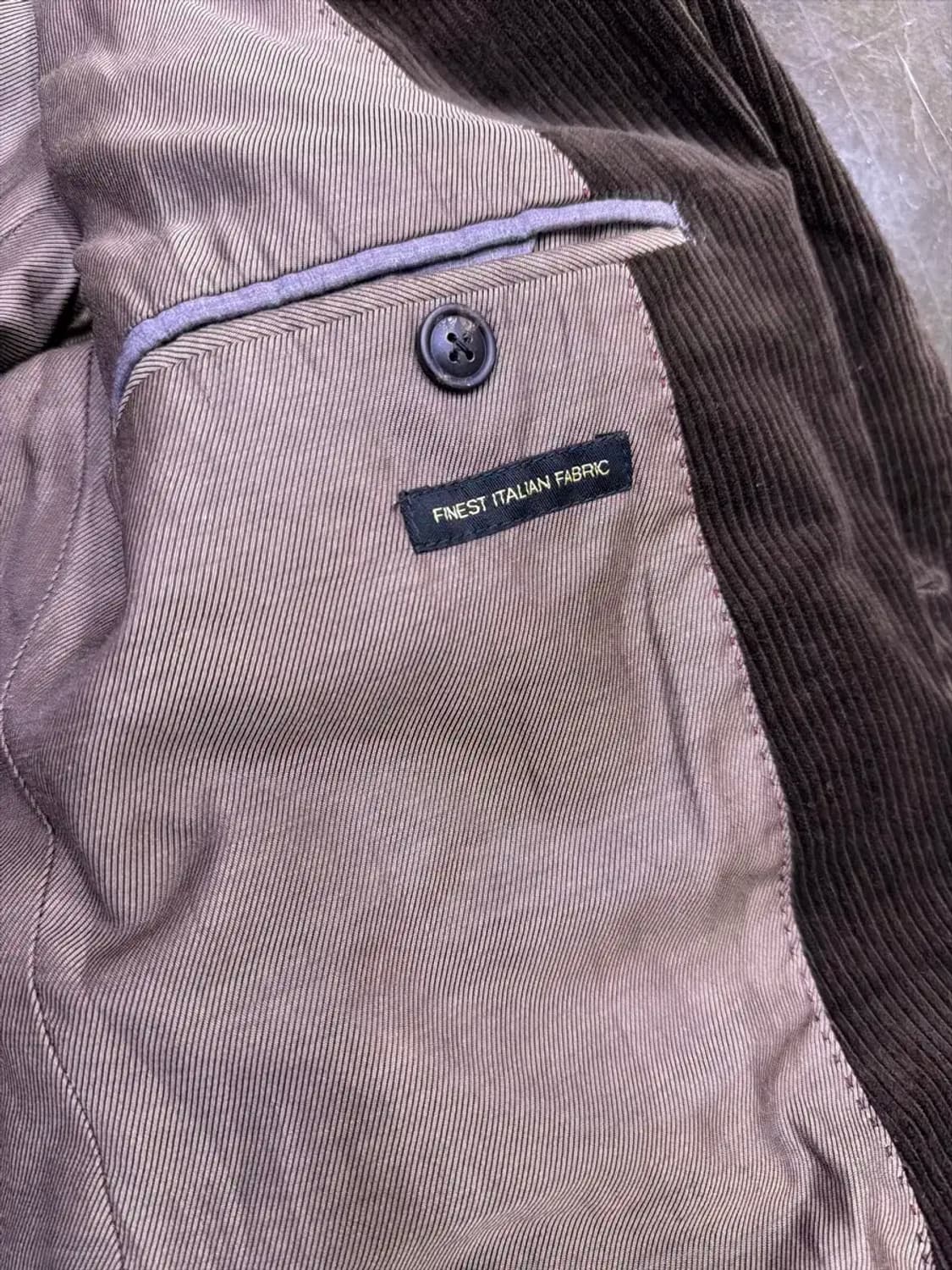 마시모두띠 코듀로이 블레이져 자켓 브라운 100 상품이미지8