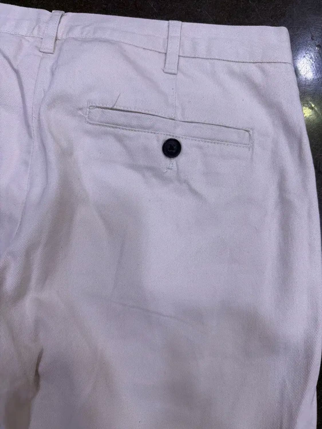 자라 테이퍼드핏 아이보리 코튼 치노팬츠 31 상품이미지7