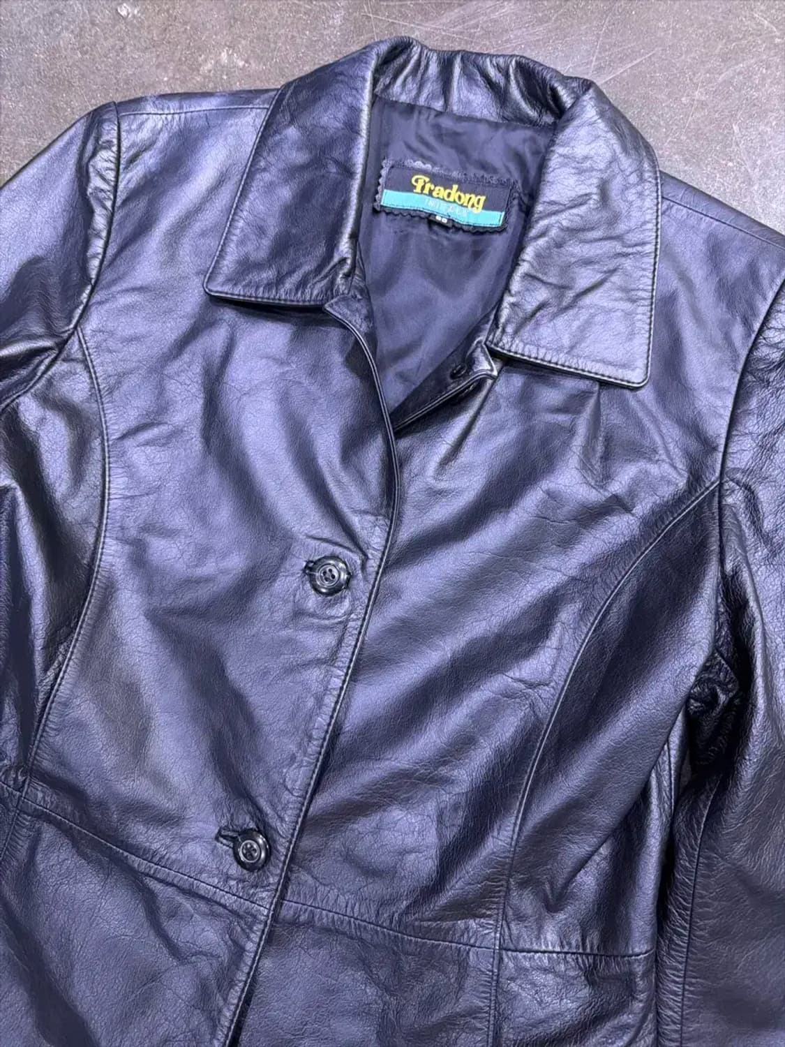 빈티지 소가죽 하프코트 레더자켓 66 상품이미지3