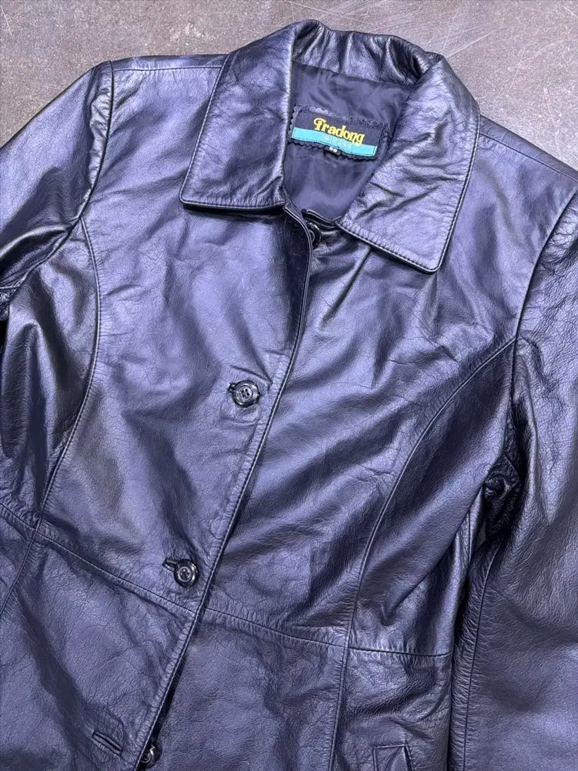 빈티지 소가죽 하프코트 레더자켓 66 상품이미지4