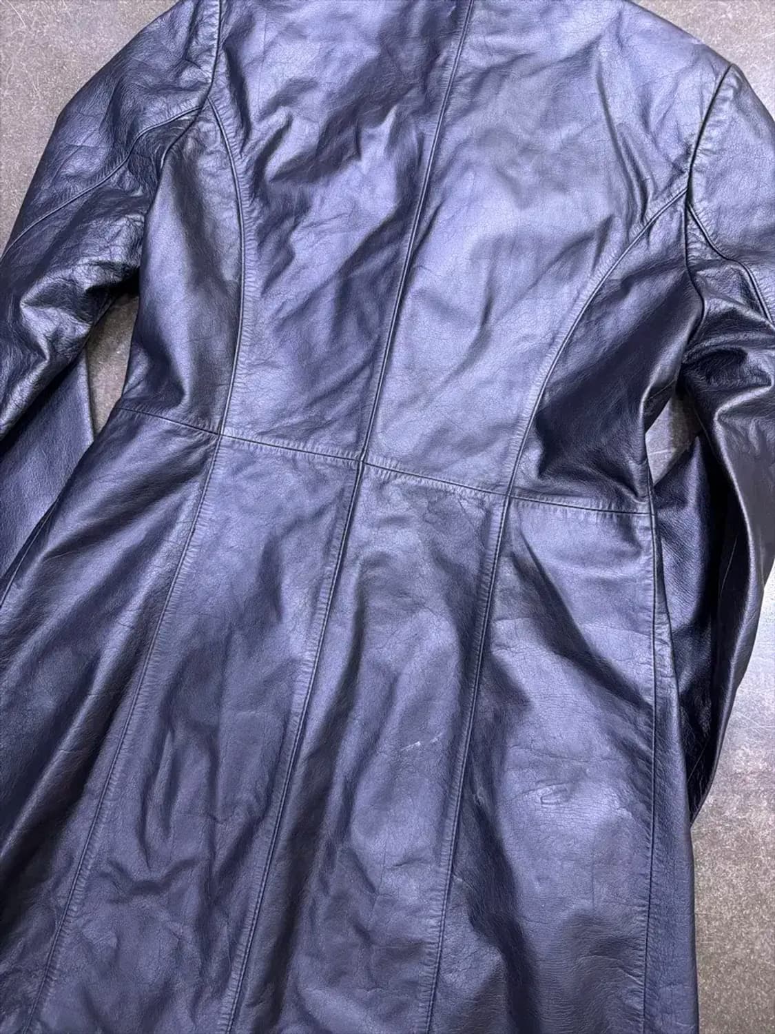 빈티지 소가죽 하프코트 레더자켓 66 상품이미지7