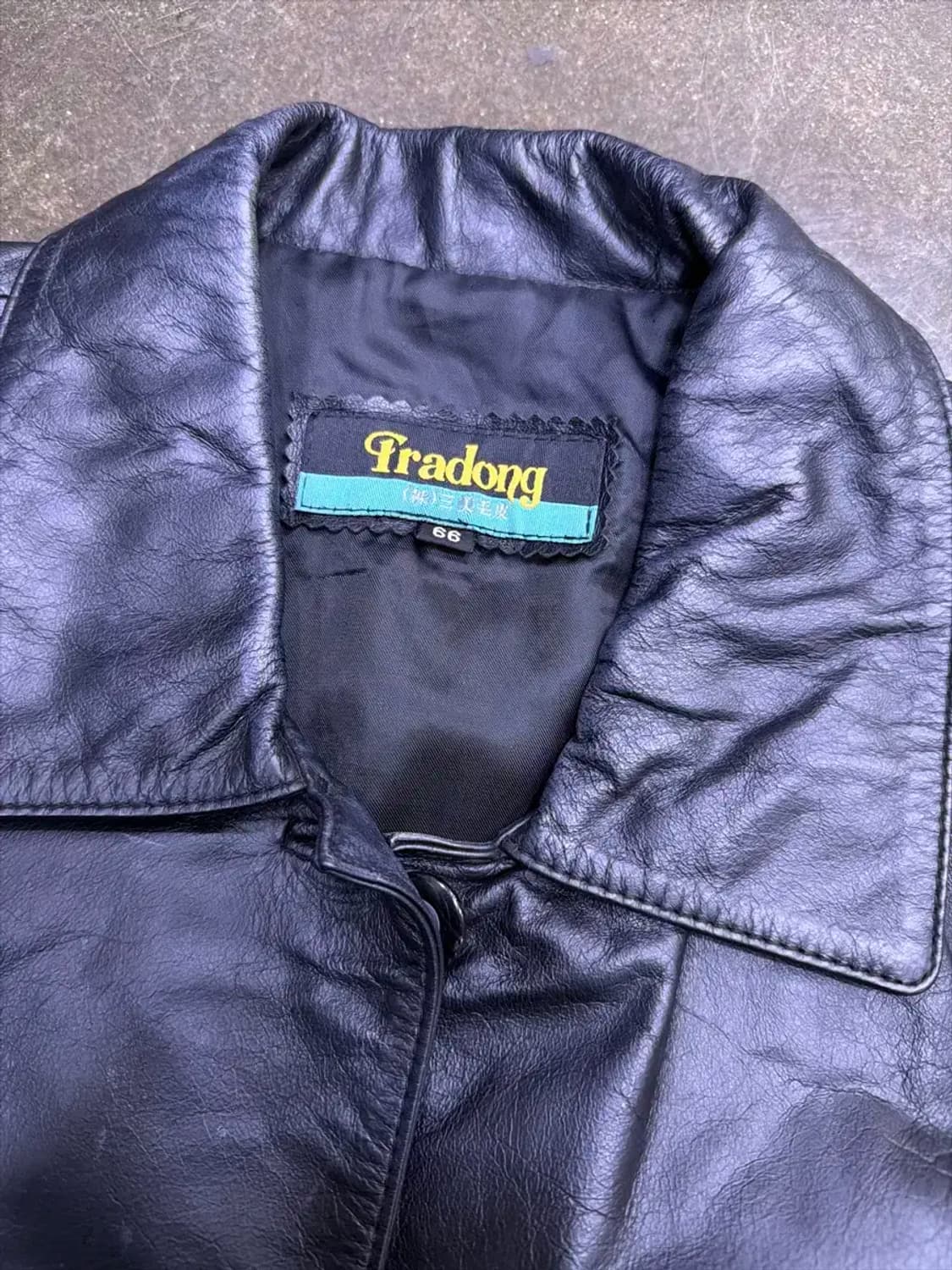 빈티지 소가죽 하프코트 레더자켓 66 상품이미지8