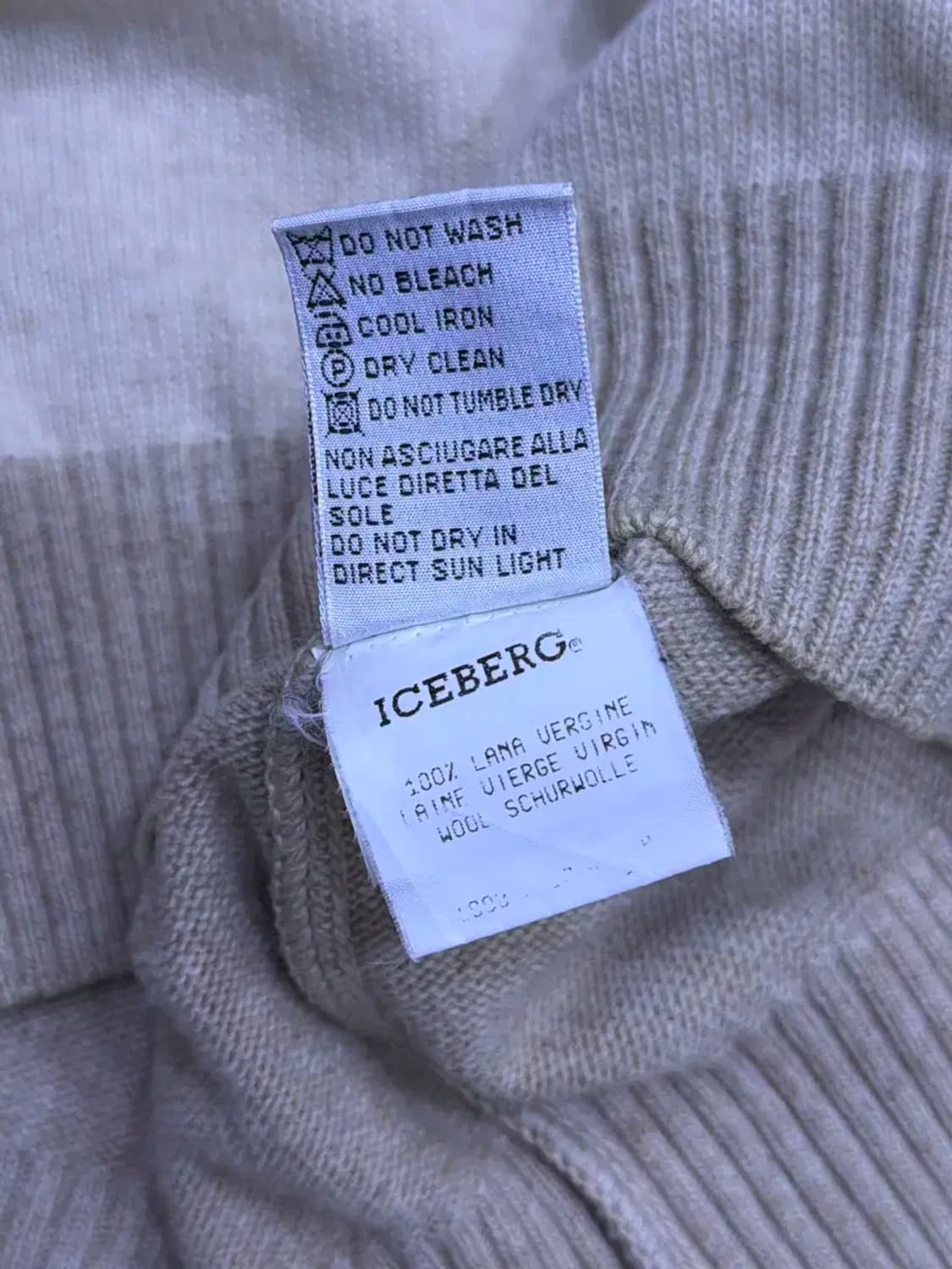 아이스버그 벅스 버니 다빈치 아트워크 니트 스웨터 L 상품이미지7