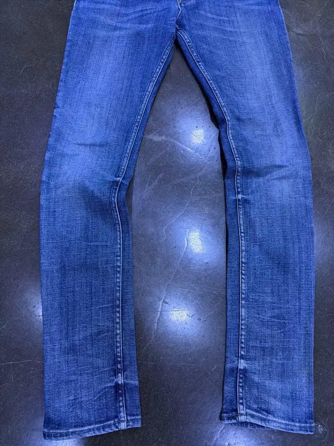 올세인츠 슬림핏 라인 워싱 데님팬츠 청바지 30 상품이미지5