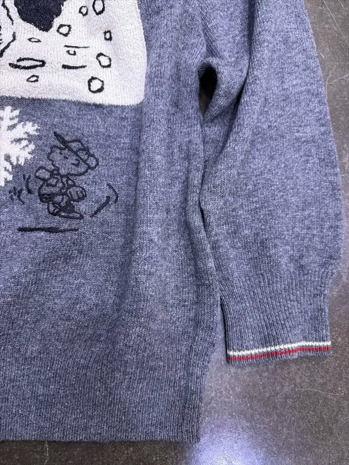 아이스버그 90s 피너츠 니트 스웨터 M 상품이미지6