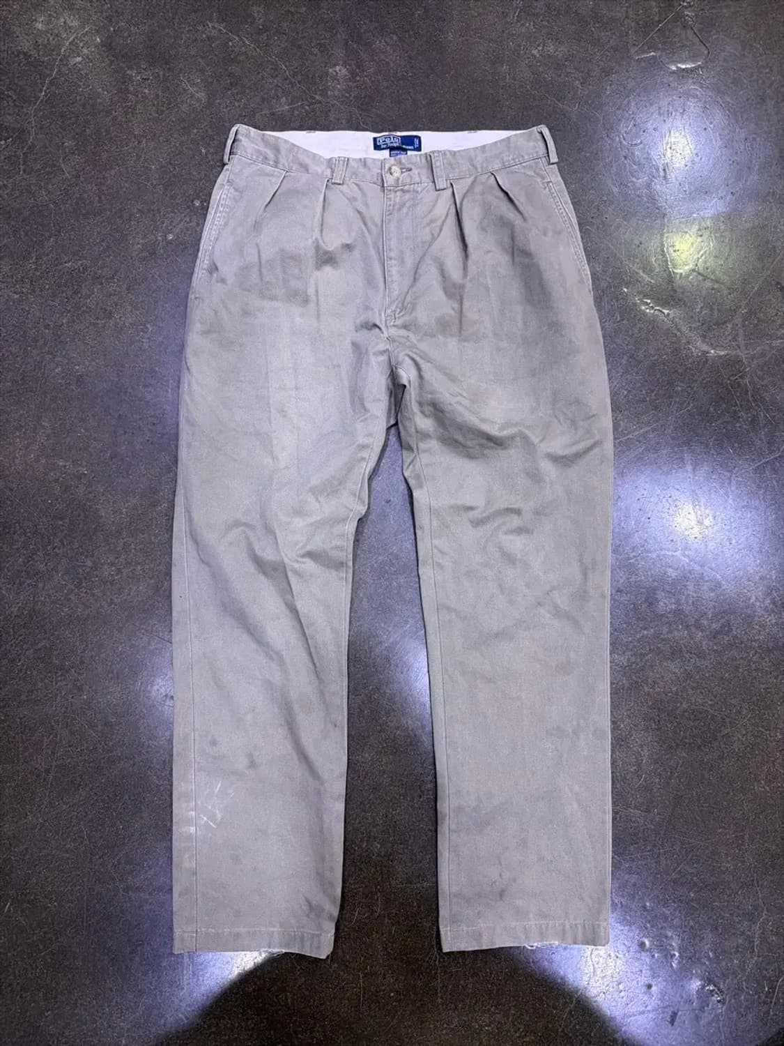 폴로 랄프로렌 클래식핏 핀턱 치노팬츠 32 상품이미지1