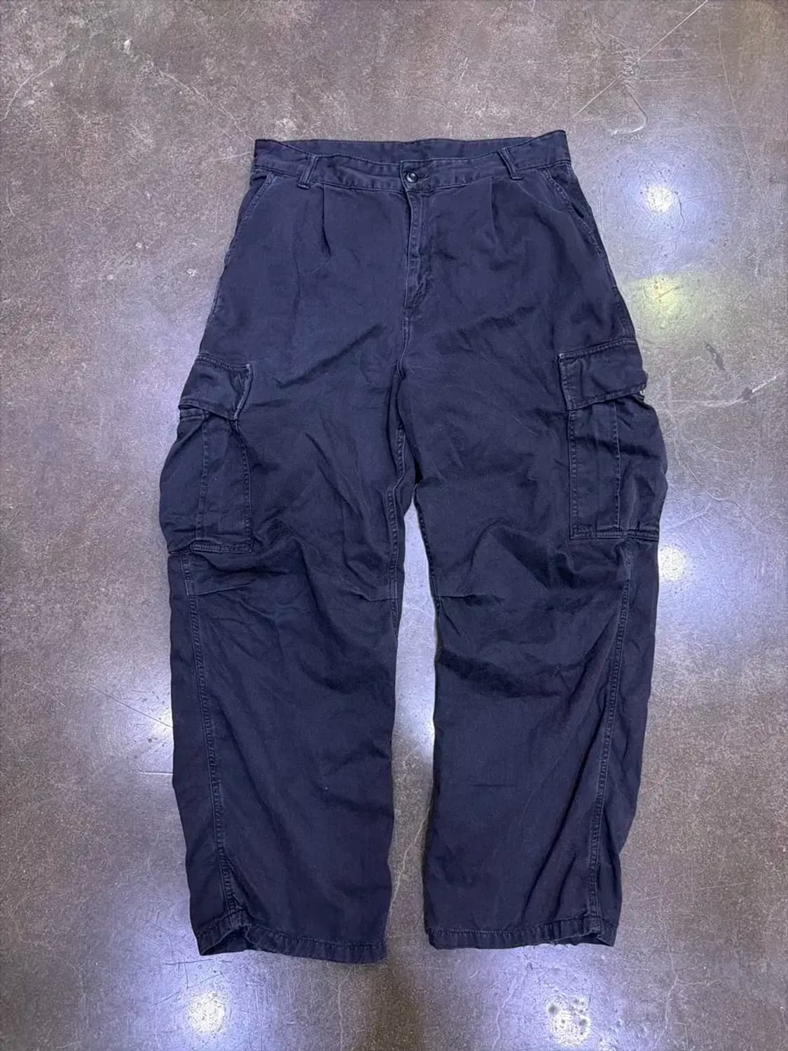 칼하트 블랙워싱 카고 레귤러핏 팬츠 32 상품이미지1