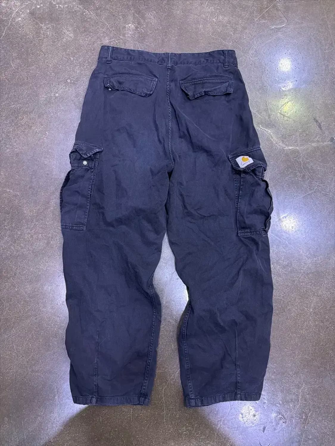 칼하트 블랙워싱 카고 레귤러핏 팬츠 32 상품이미지2