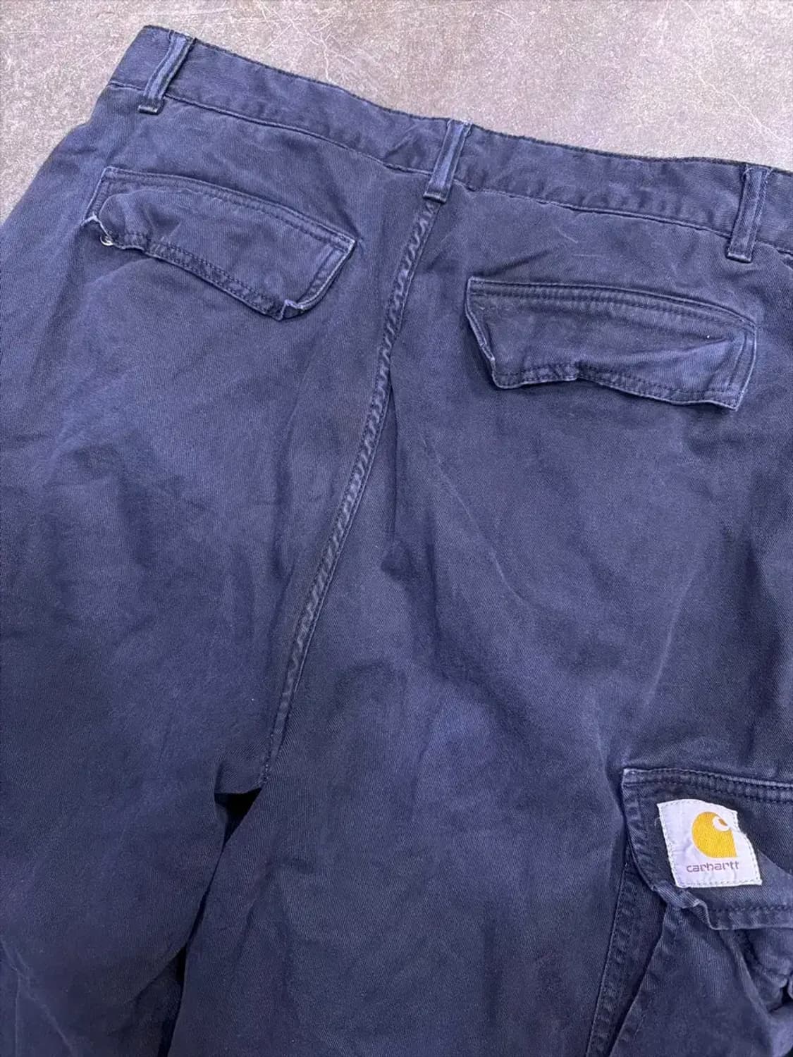 칼하트 블랙워싱 카고 레귤러핏 팬츠 32 상품이미지6