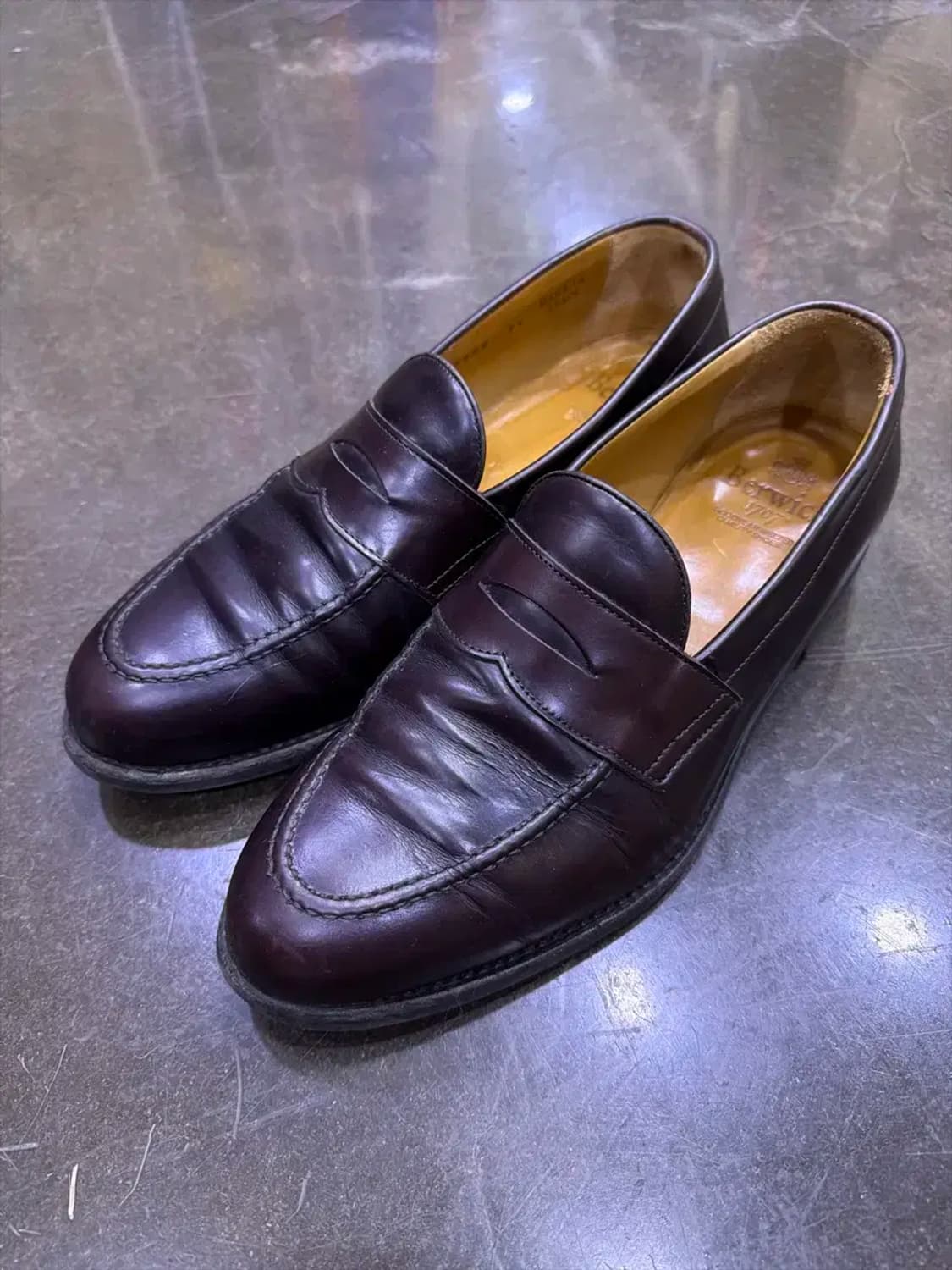 버윅 9628 클래식 페니로퍼 버건디 UK 9.5 상품이미지1