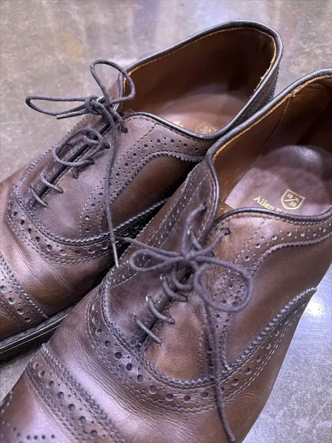 알렌에드몬즈 x 클럽 모나코 클래식 윙팁 슈즈 275 상품이미지4