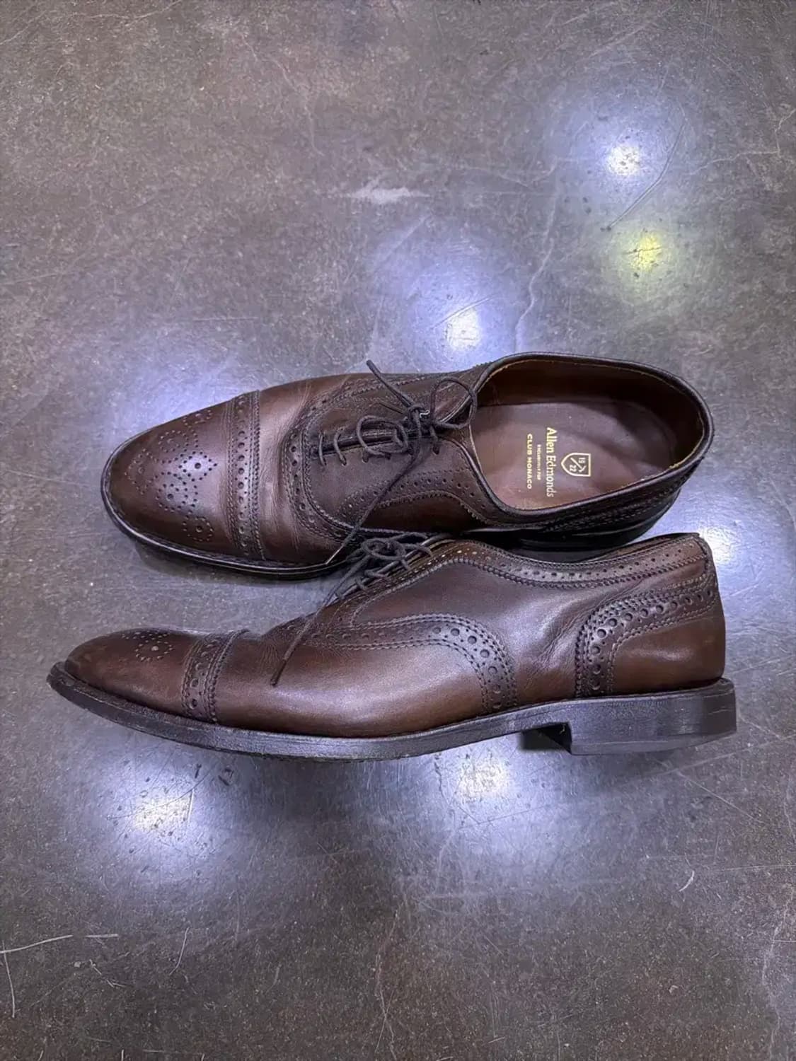 알렌에드몬즈 x 클럽 모나코 클래식 윙팁 슈즈 275 상품이미지6