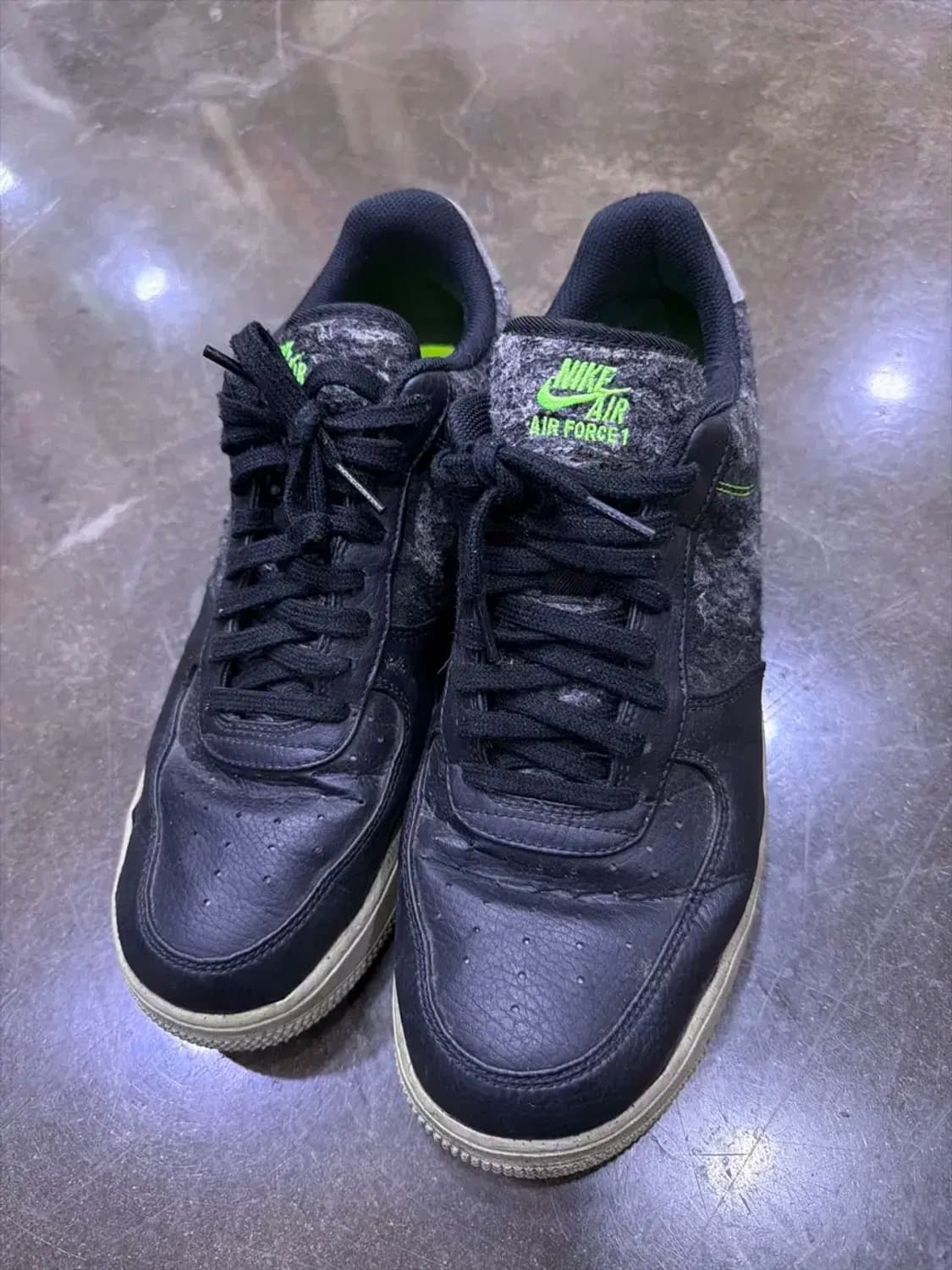 나이키 에어포스1 07 로우 일렉트릭 블랙 그린 285 상품이미지2