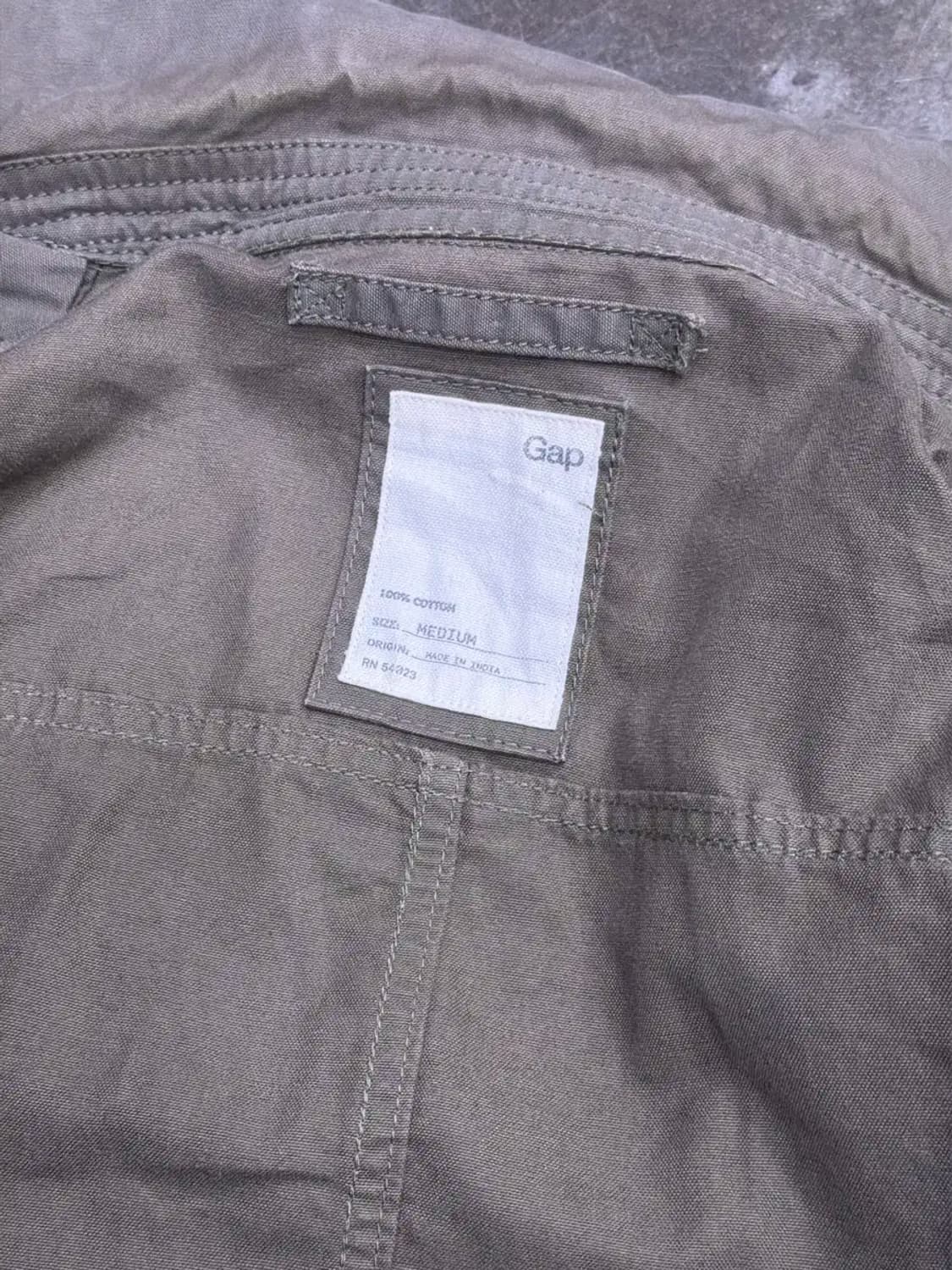 GAP 갭 퍼티그 빈티지 가먼트 다잉 야상자켓 M 상품이미지10